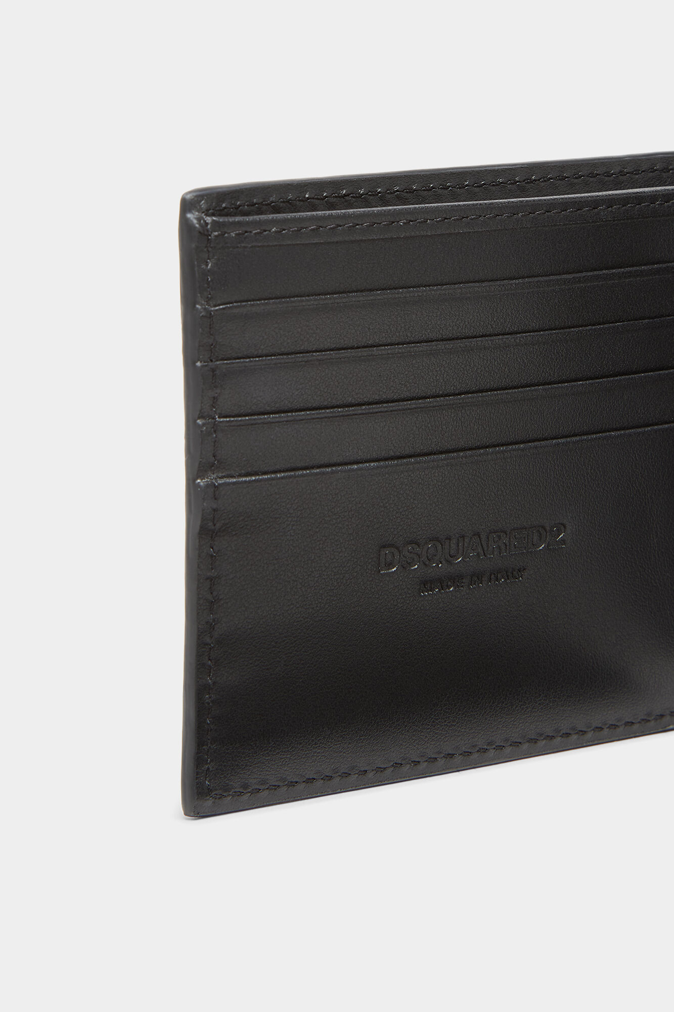 Deep Black Leather Wallet