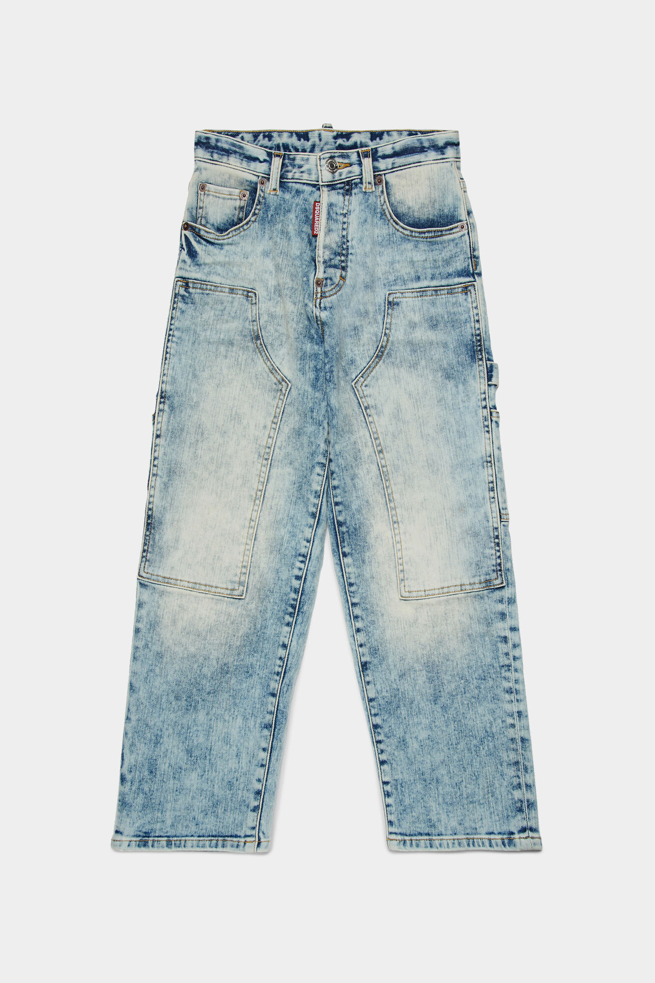 D2Kids Junior Light Ocean Drive Wash Loose Jeans