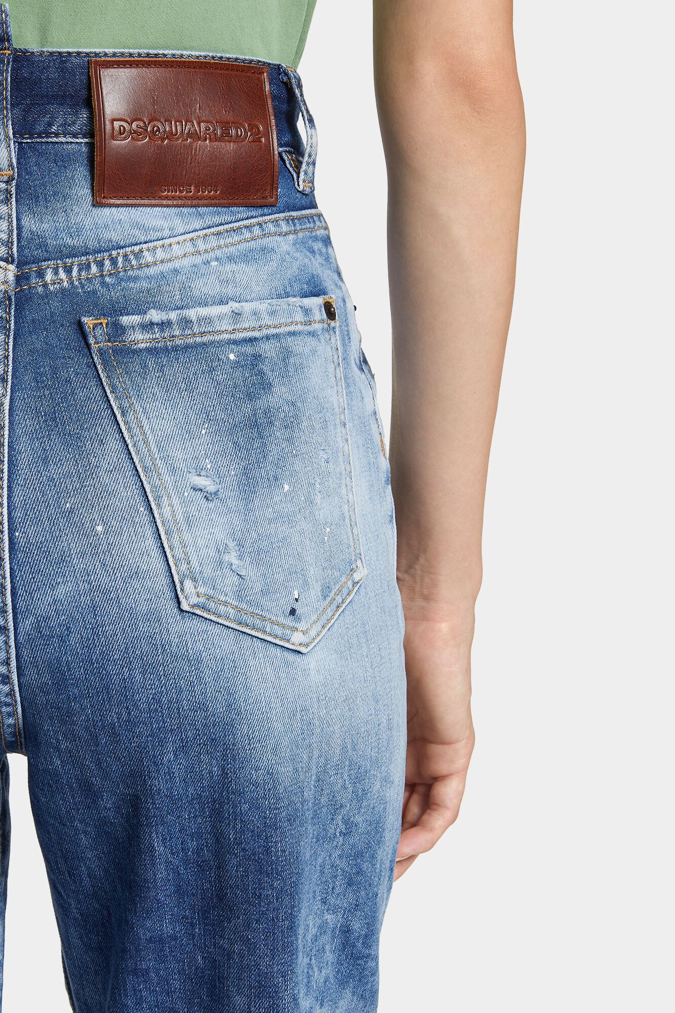 Light Scarface Wash '80s Jeans