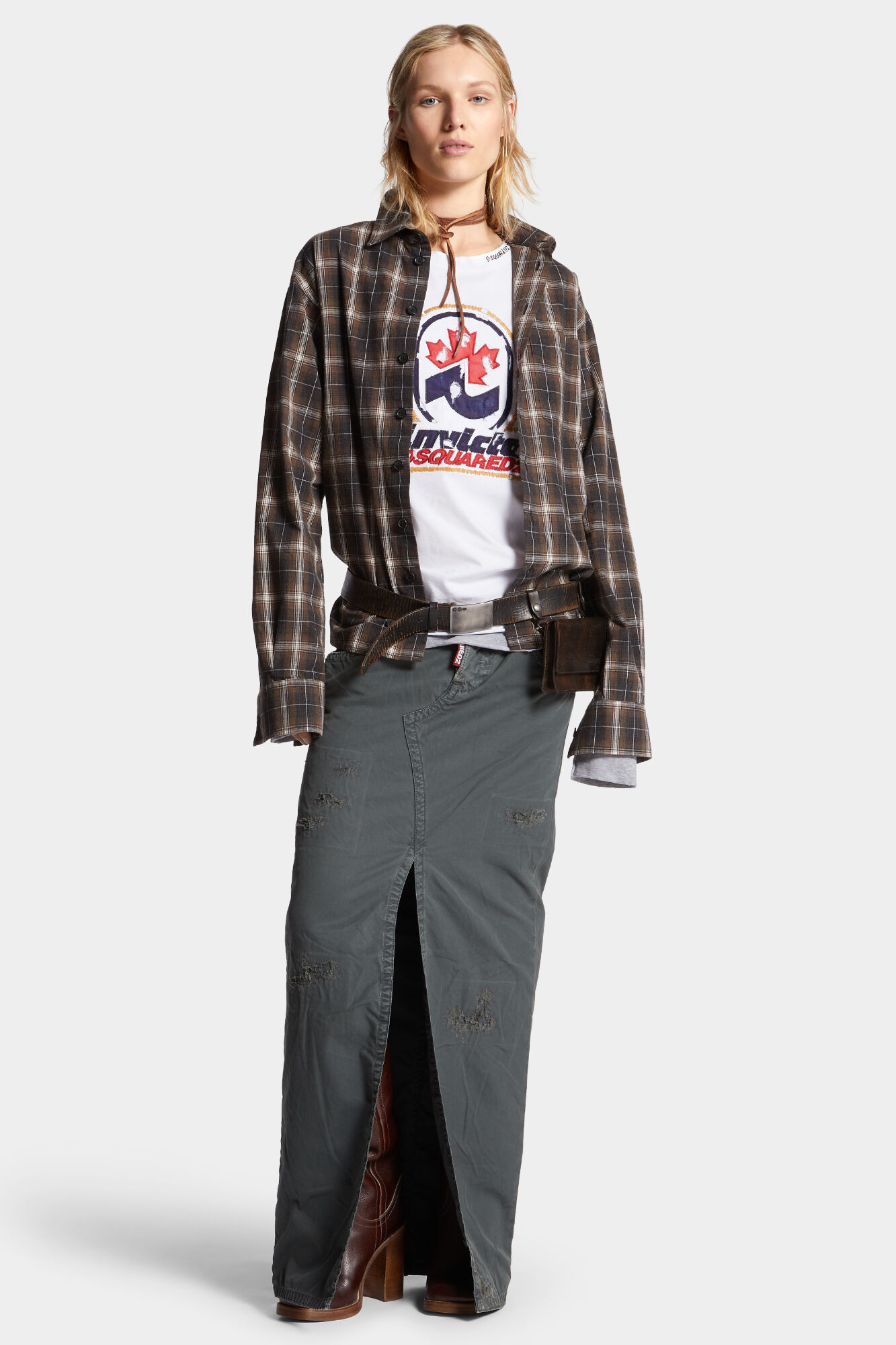 Washed And Destroyed Invicta Long Sleeved T-Shirt