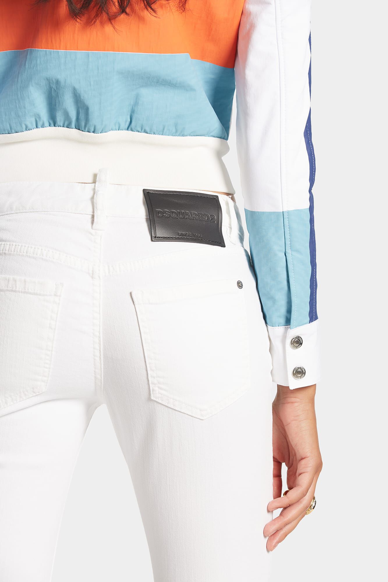 Dyed Medium Waist Twiggy Jeans