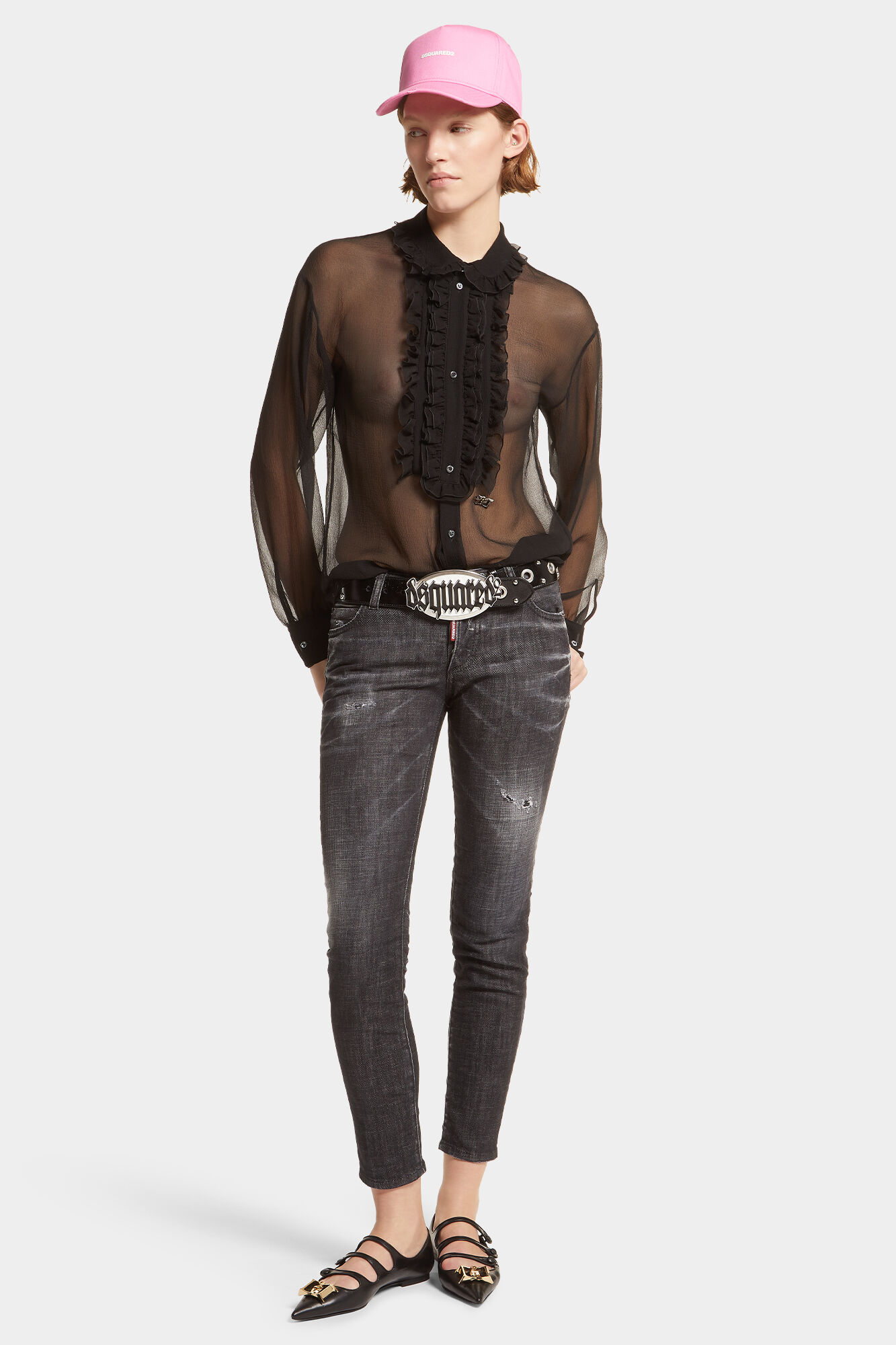 Black Easy Wash Medium Waist Jennifer Jeans