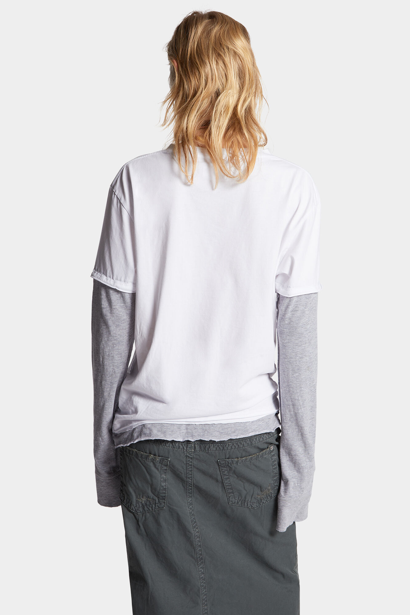 Washed And Destroyed Invicta Long Sleeved T-Shirt