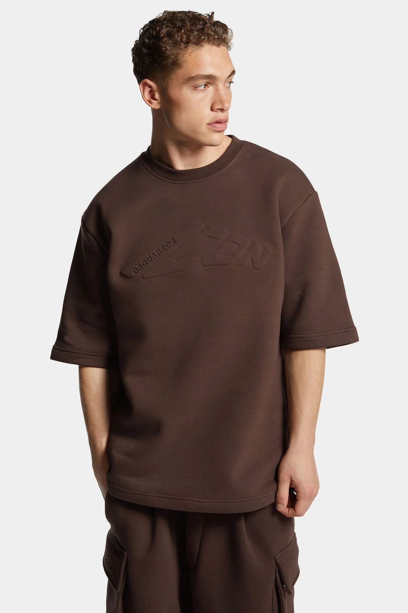 Icon New Generation Loose Fit Short-Sleeve Sweatshirt