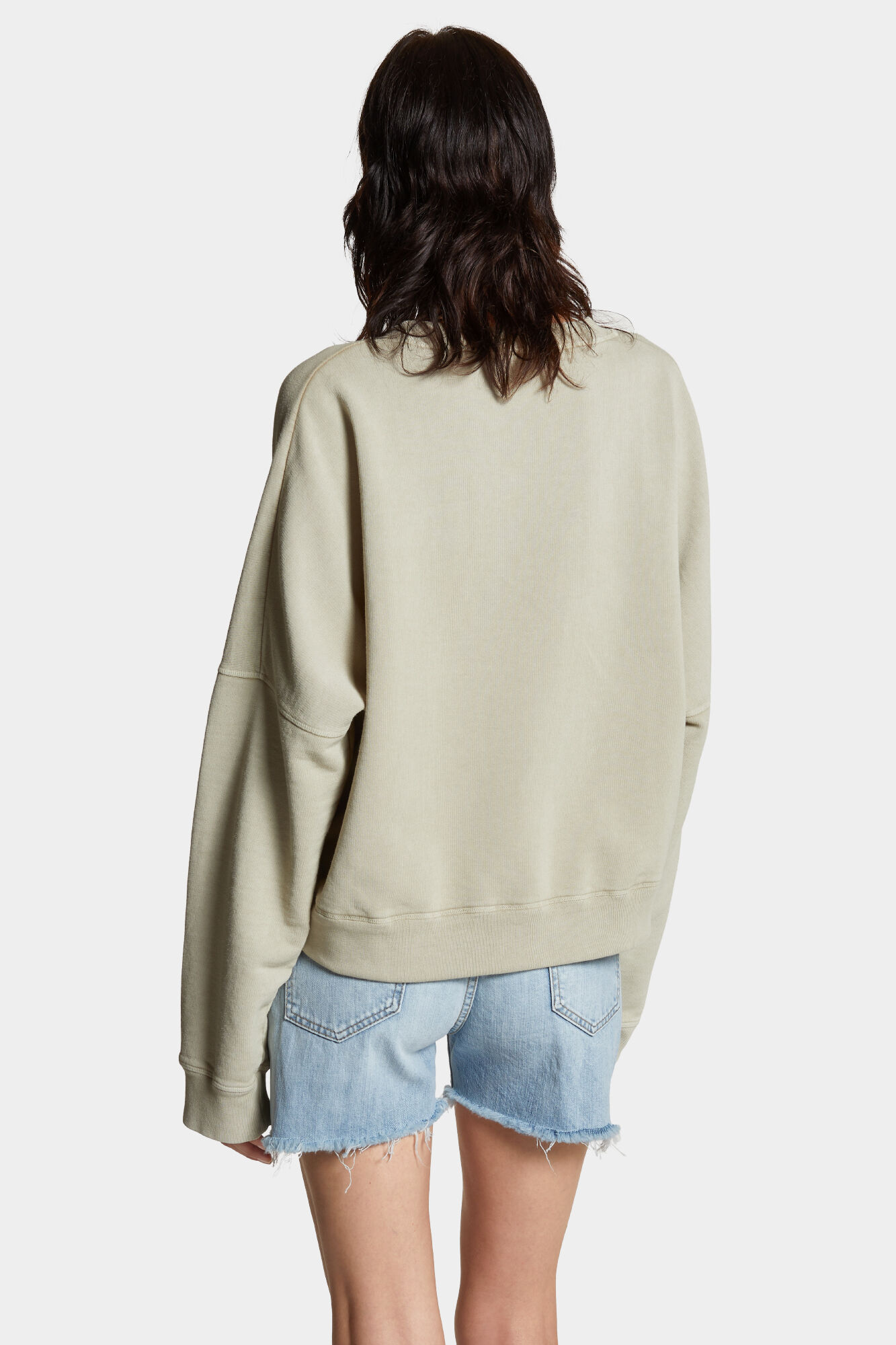Fade Dyed Onion Cropped Sweatshirt