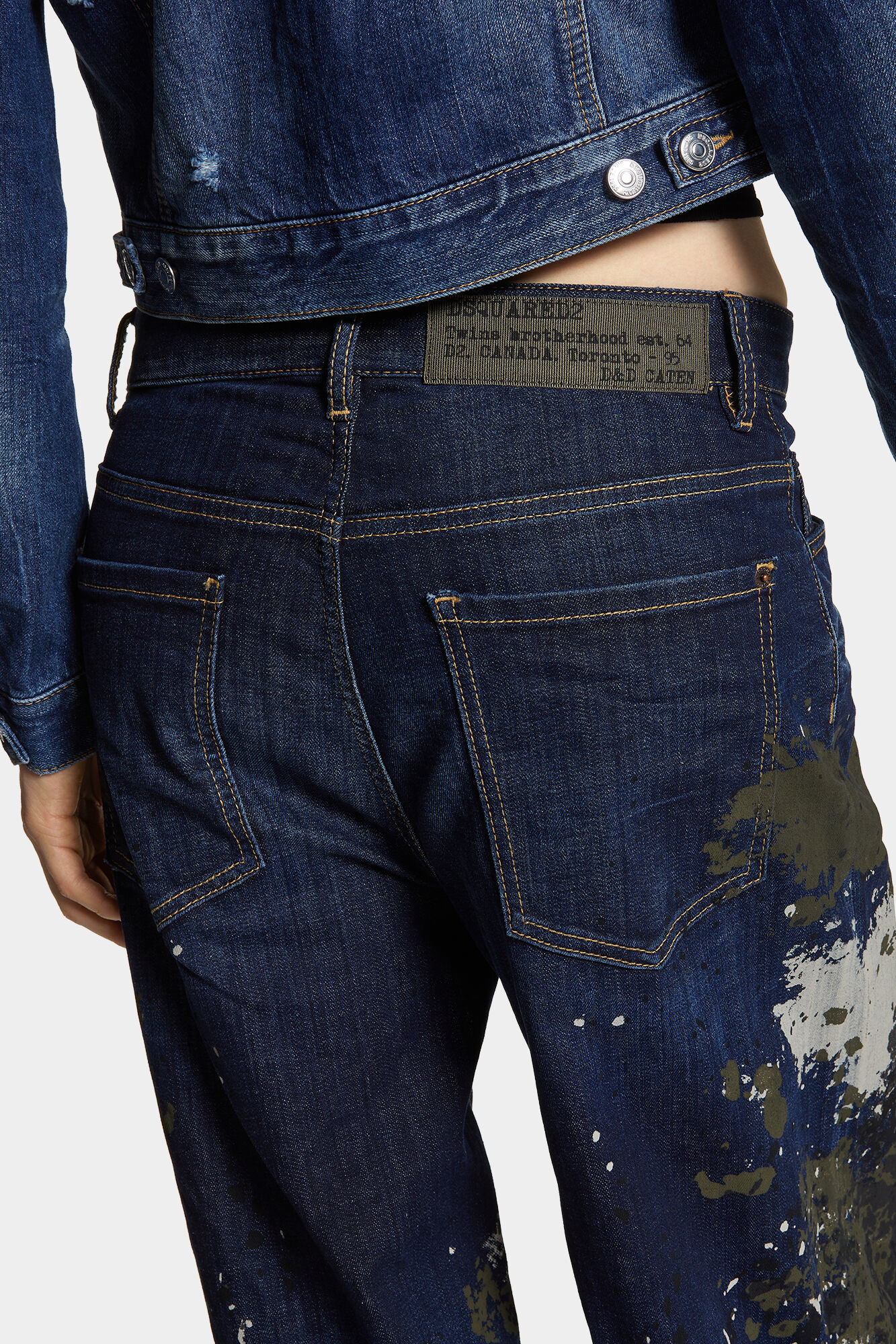 Dark Urban Camo Wash Traveller Jeans