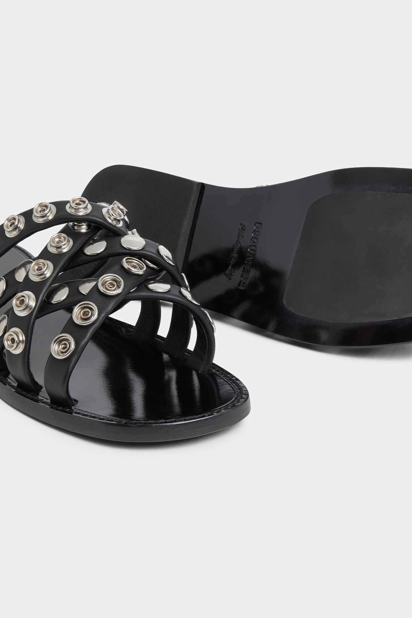 Allover Studs Flat Sandals