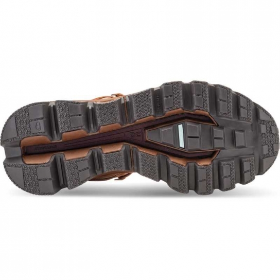 On Cloudridge Mocha | Pebble