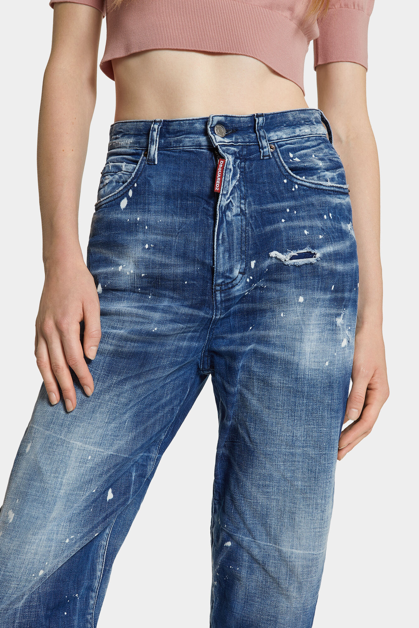 Medium Filo Blu Wash 80'S Jeans