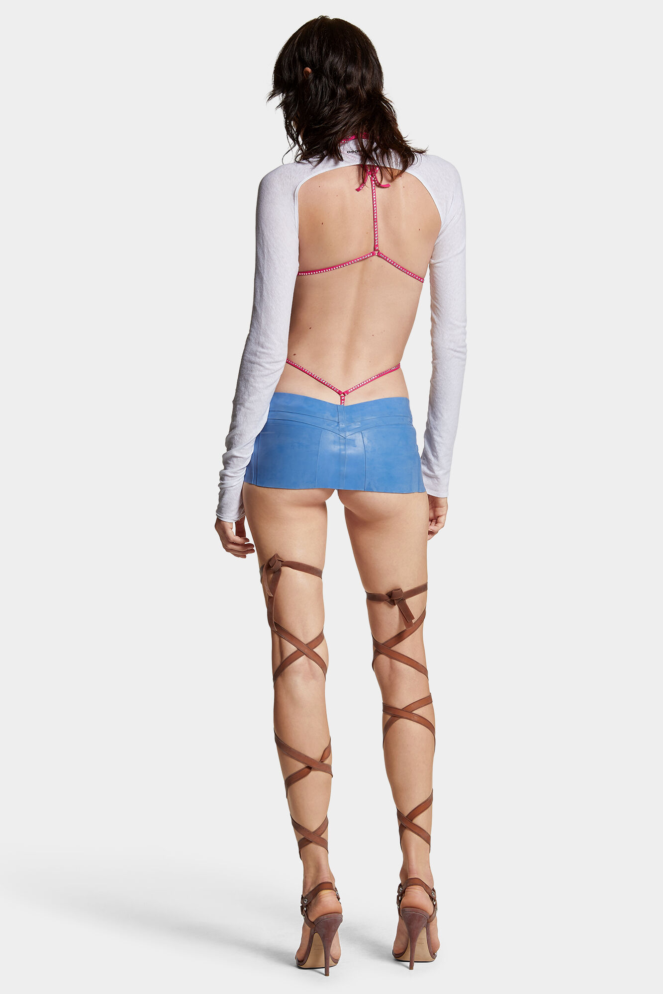 5-Pocket Latex Hot Pants