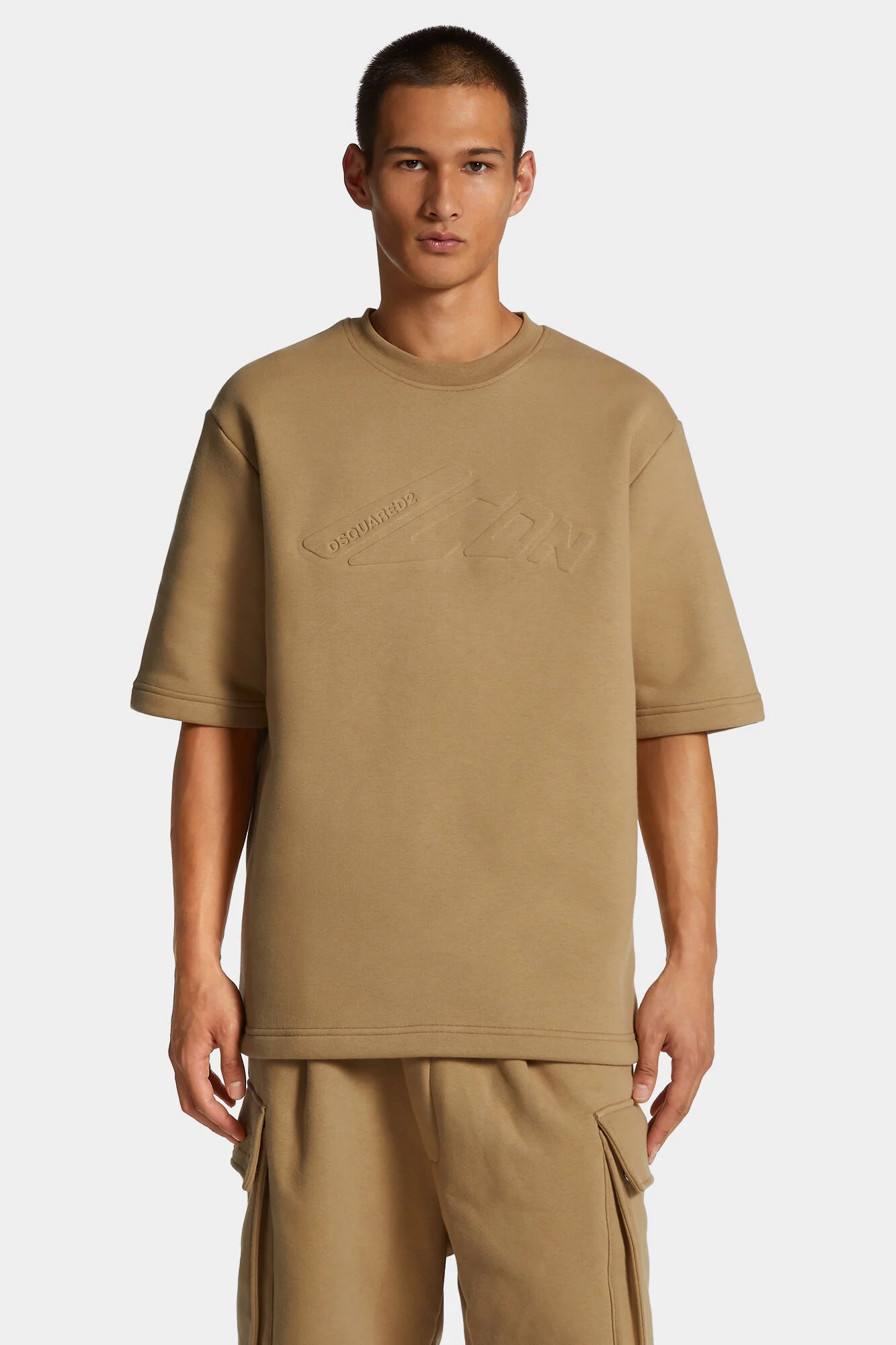 Icon New Generation Loose Fit Short-Sleeve Sweatshirt