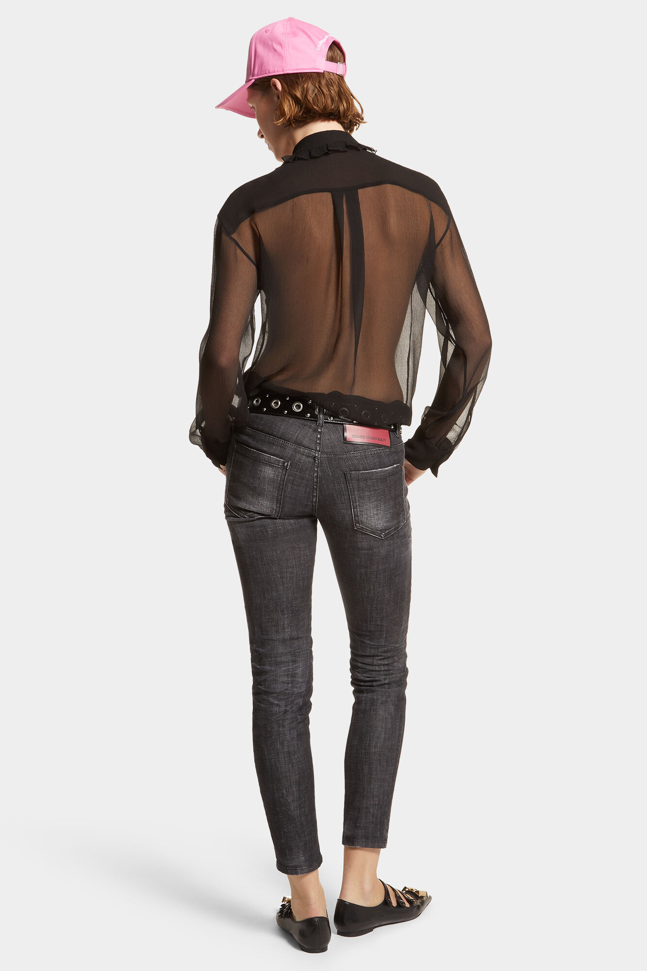 Black Easy Wash Medium Waist Jennifer Jeans