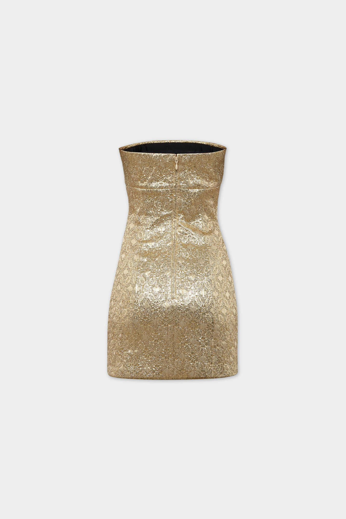 Fame Gold Bow Dress