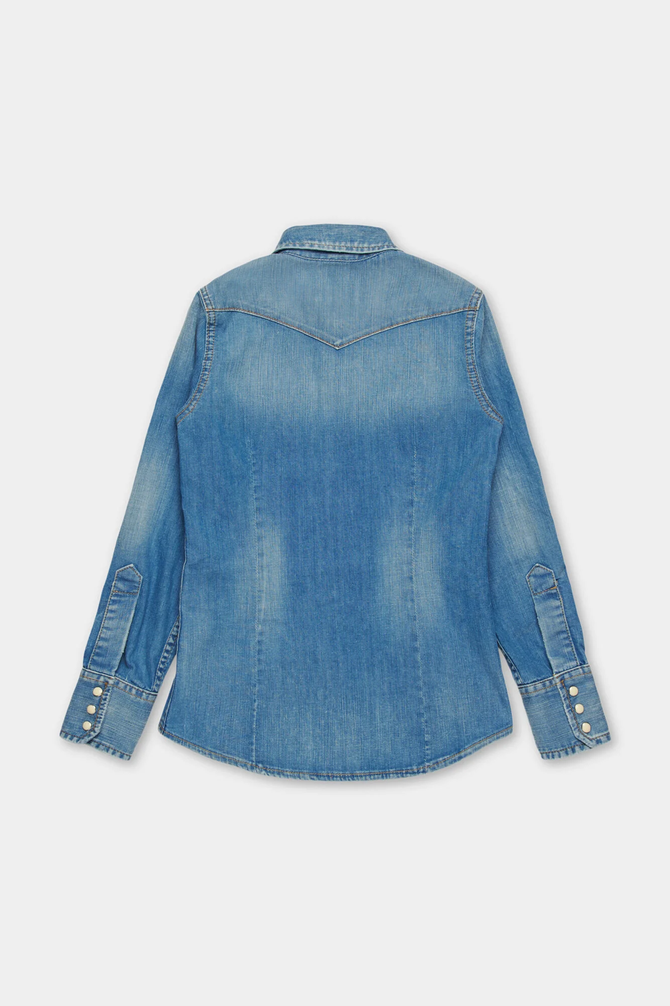 D2Kids Junior Medium Preppy Wash Jean Shirt