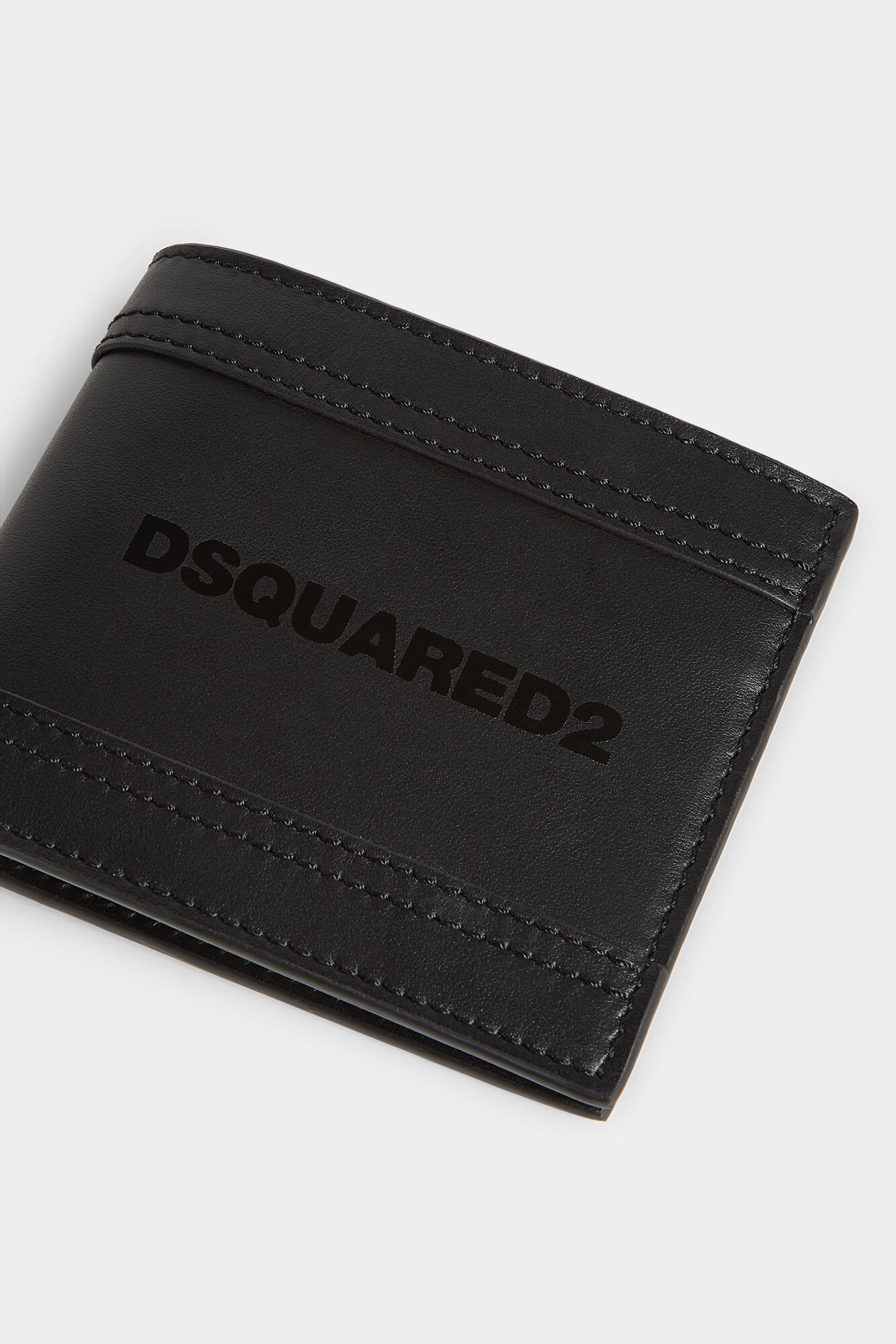 Deep Black Leather Wallet