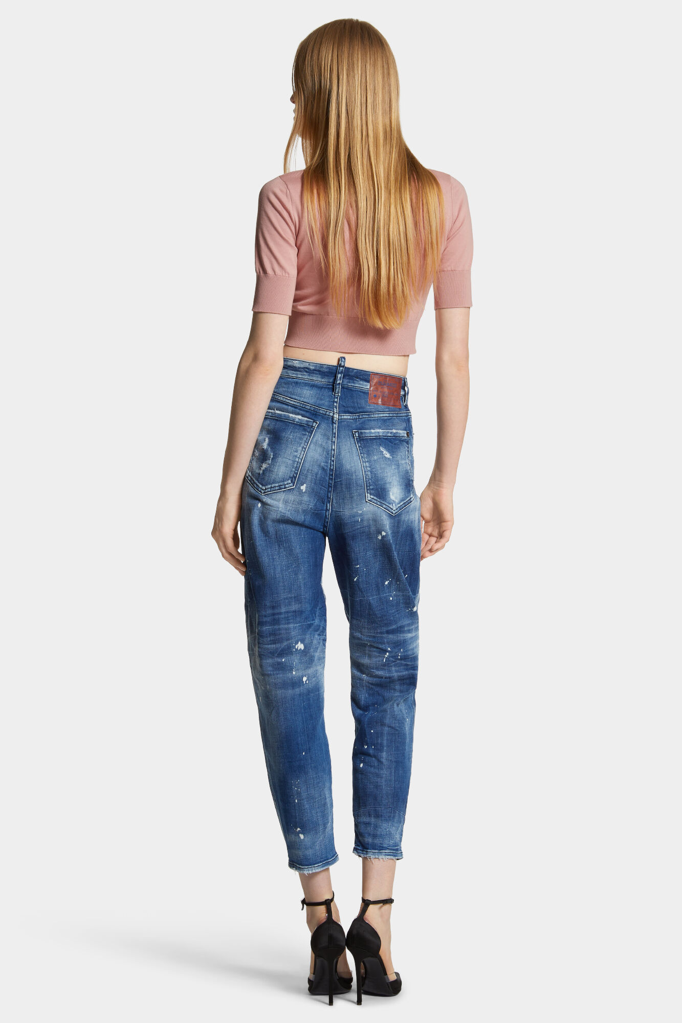 Medium Filo Blu Wash 80'S Jeans