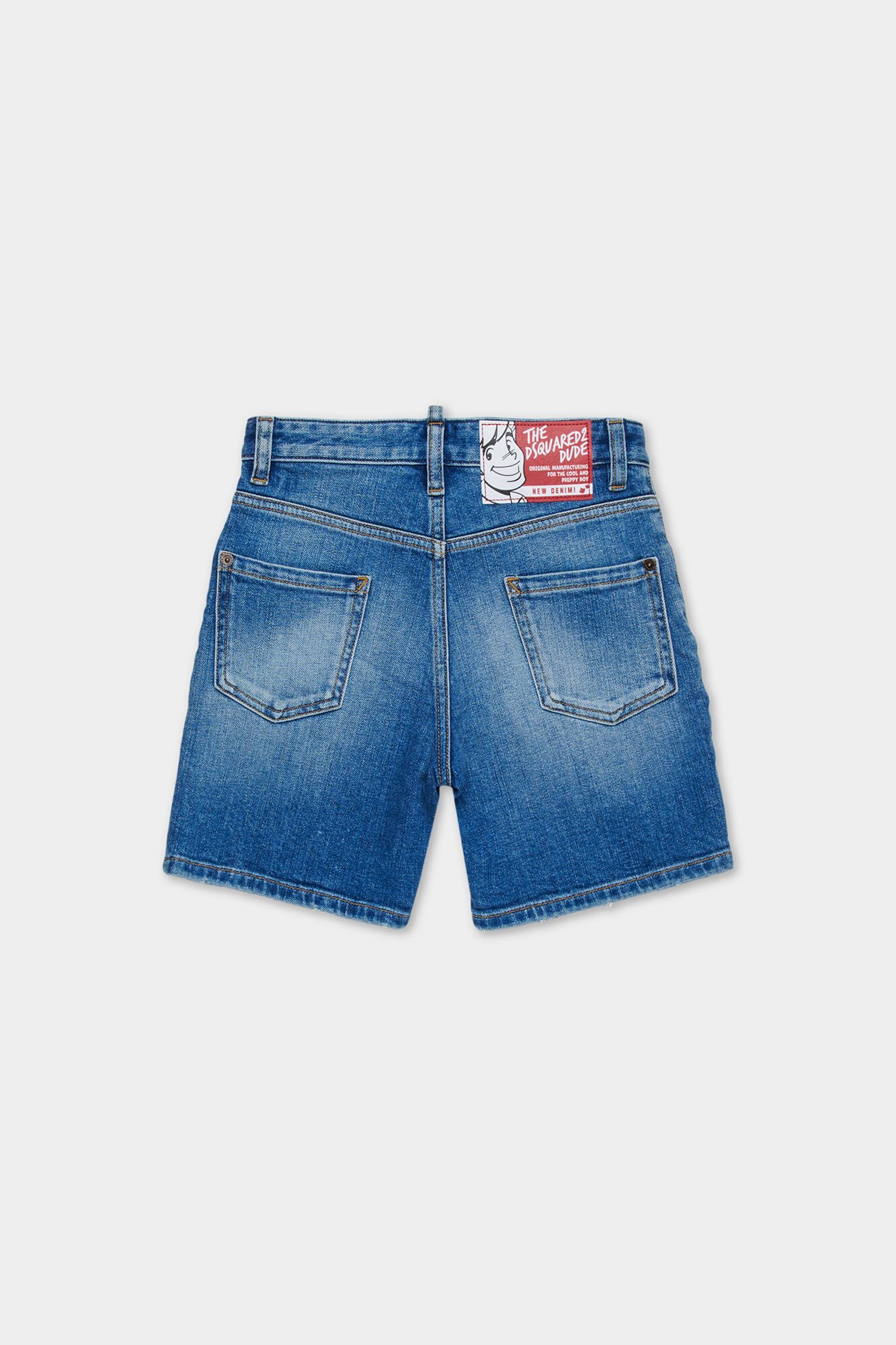 D2Kids Junior Medium Preppy Wash Jean Shorts