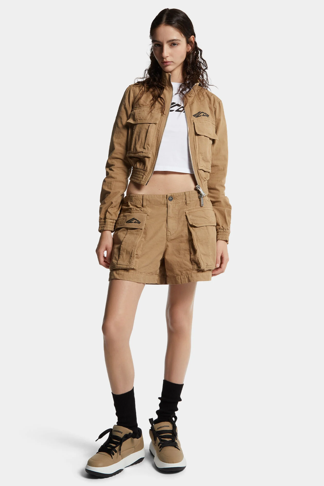 Icon New Generation Double Pocket Cargo Shorts