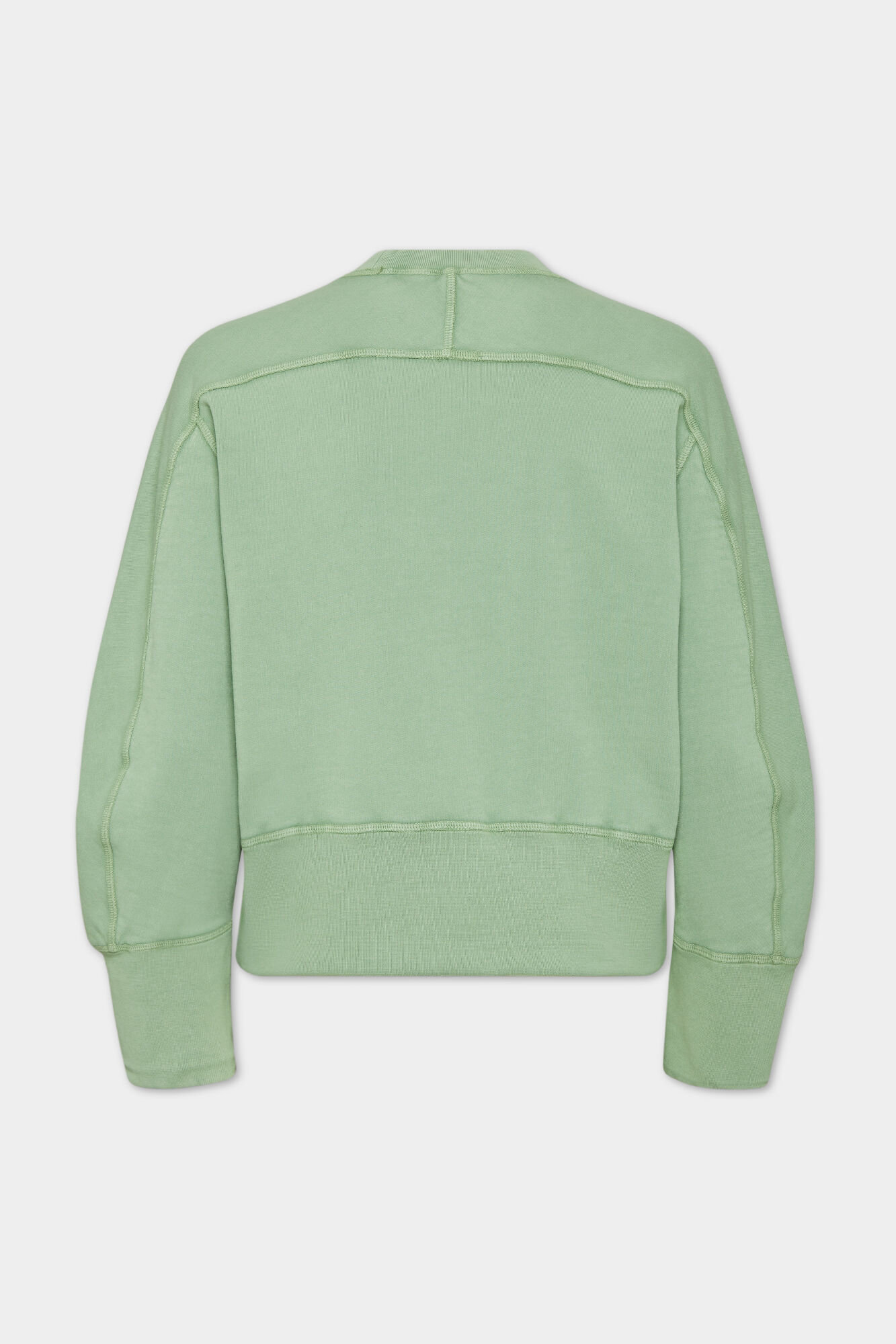 White Fade Dean Fit Handwritten Logo Sweatshirt