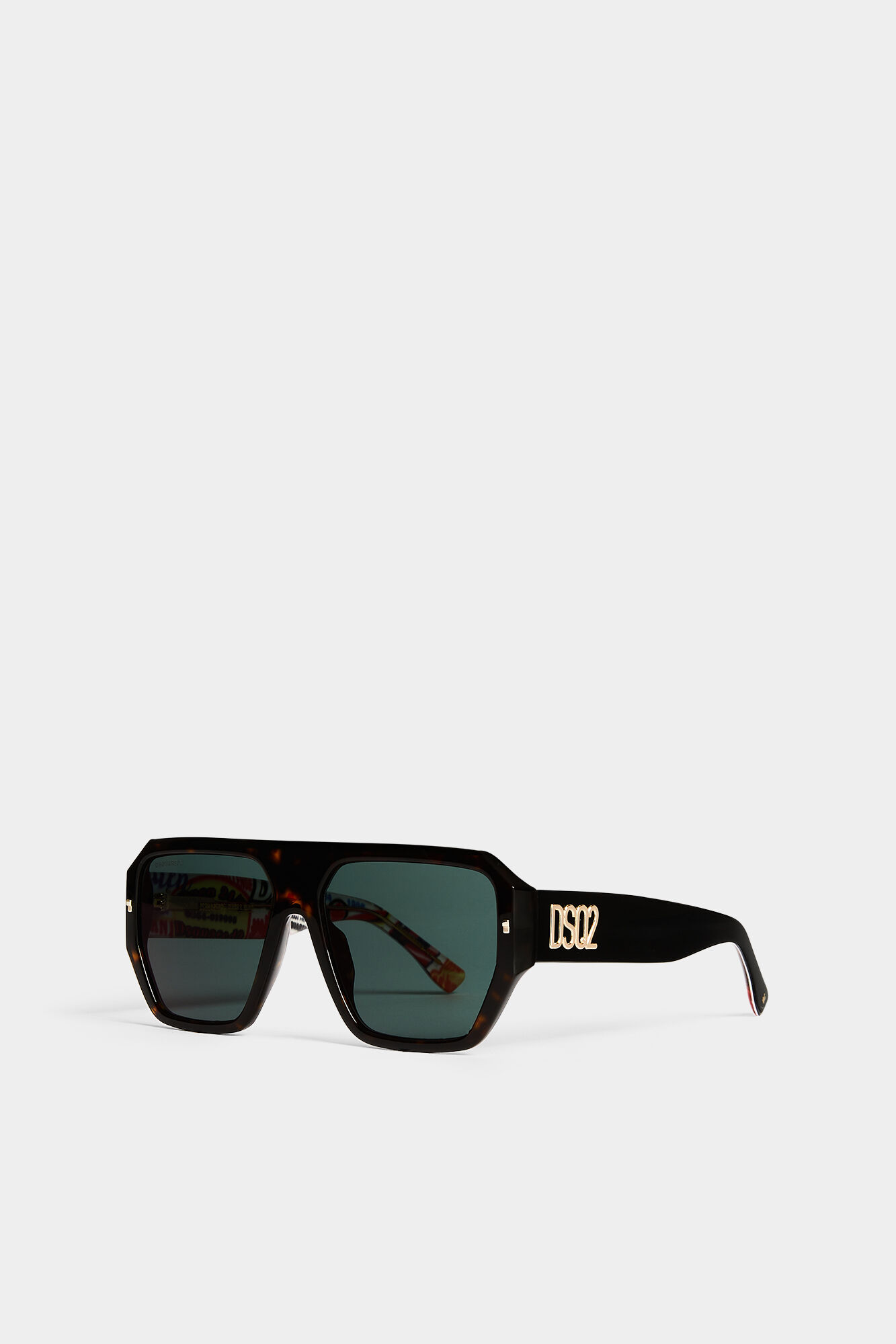 Hype Black White Pattern Sunglasses