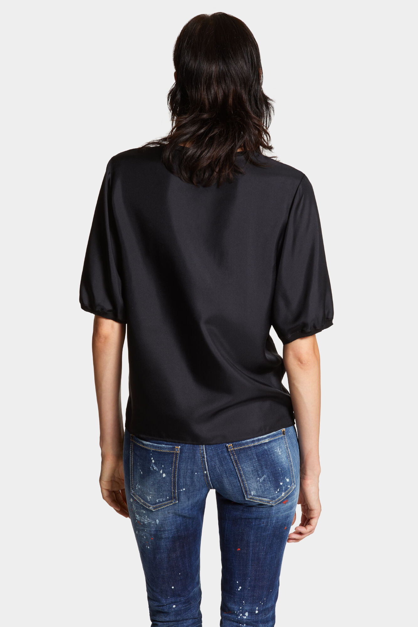 Short Sleeve Silk T-Shirt