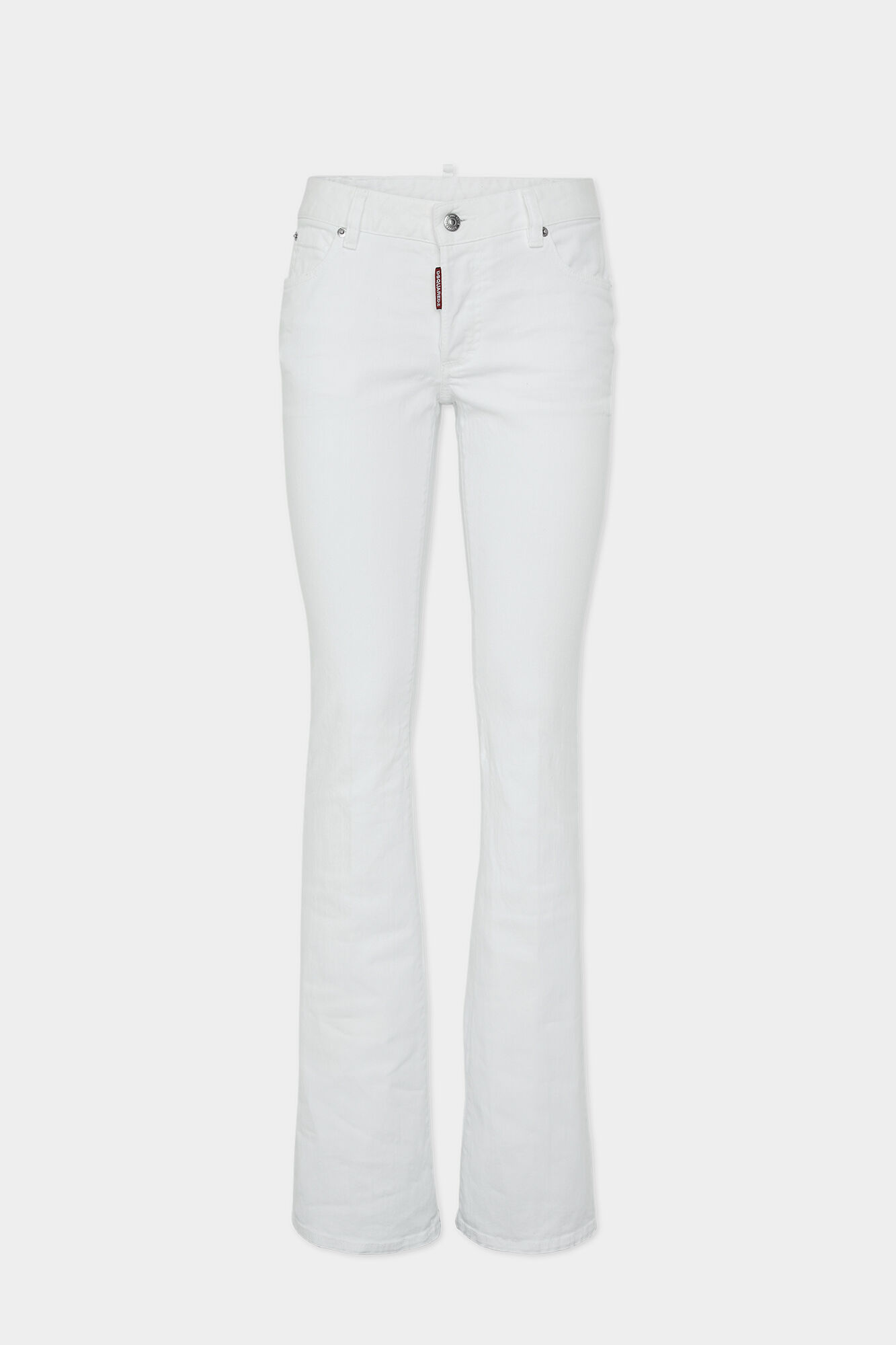 Dyed Medium Waist Flare Jeans