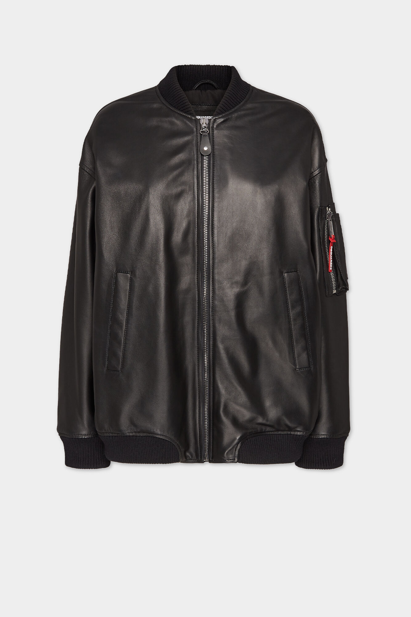 Leather Oversize Cyprus Bomber