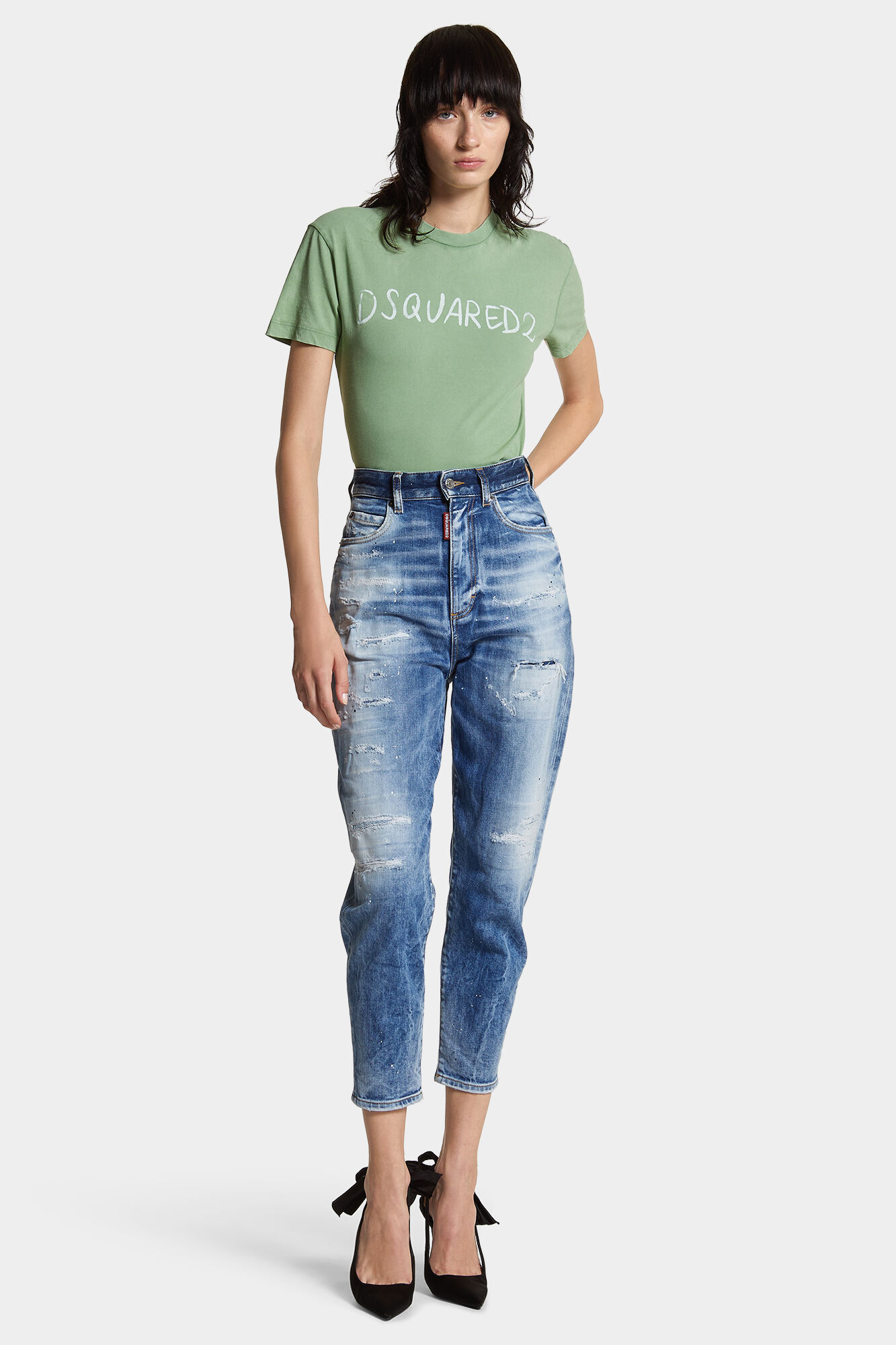 Light Scarface Wash '80s Jeans