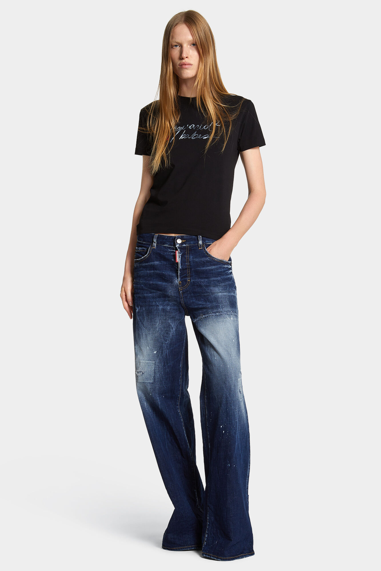 Wash Just Right Fit Dsquared2 Babes T-Shirt