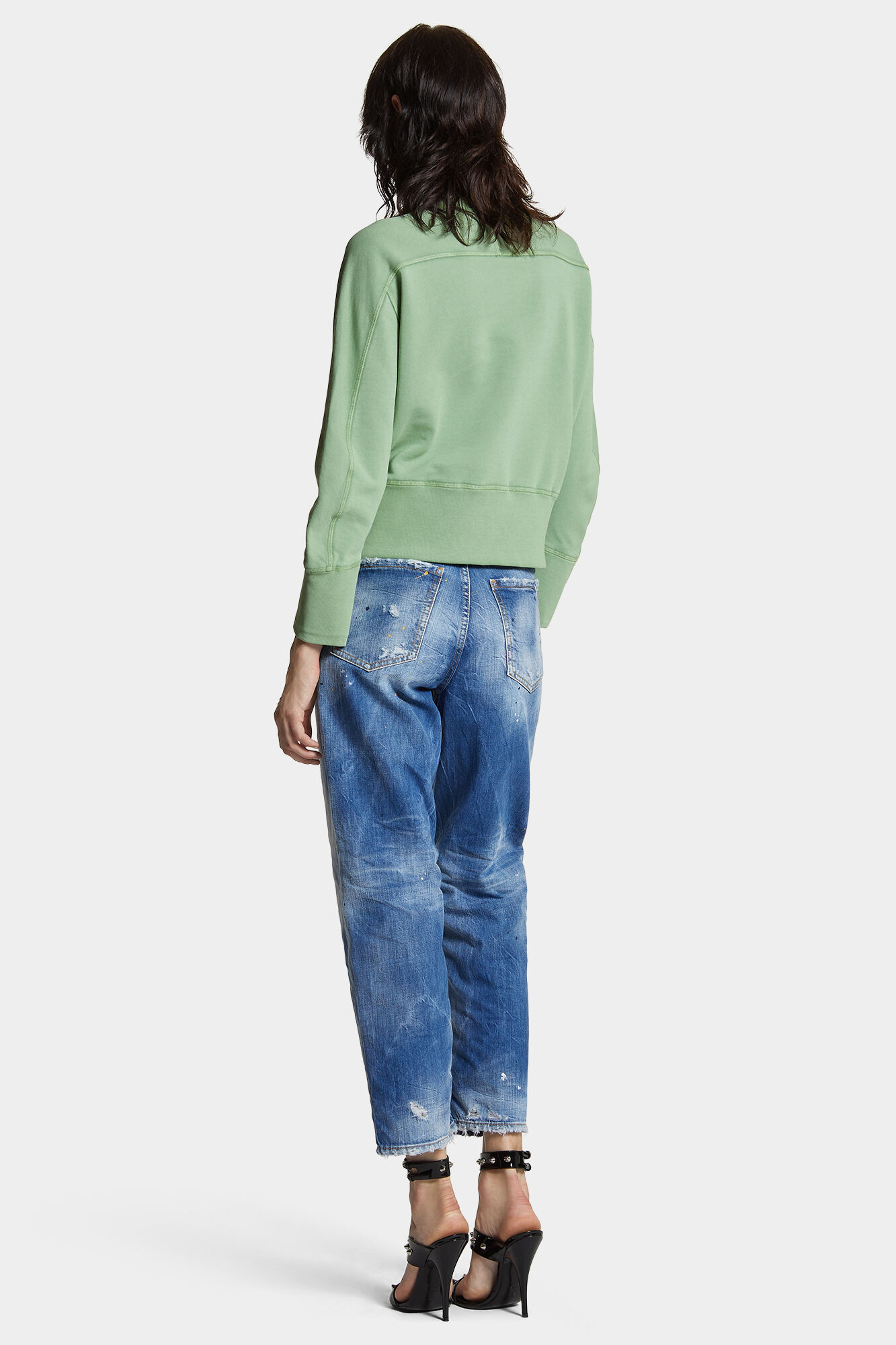 Light Clean Baby Blue Wash Boston Jeans