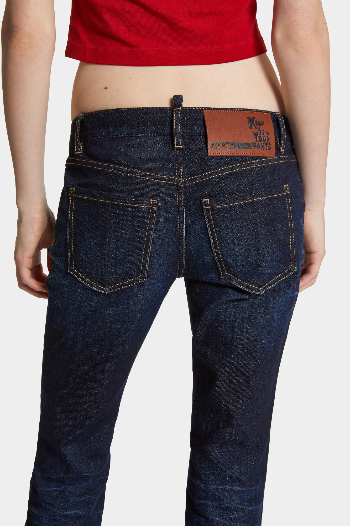 Dark Urban Wash Medium Waist Flare Jeans