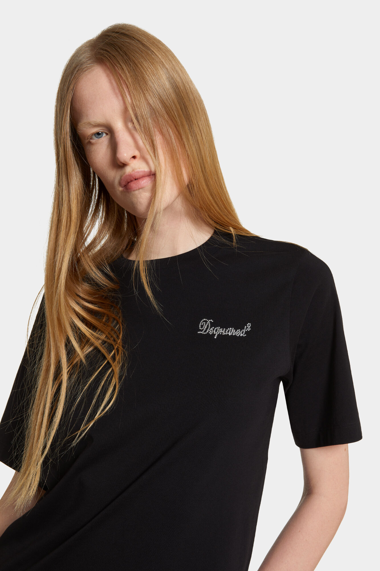 Easy Fit Crystal Logo T-Shirt