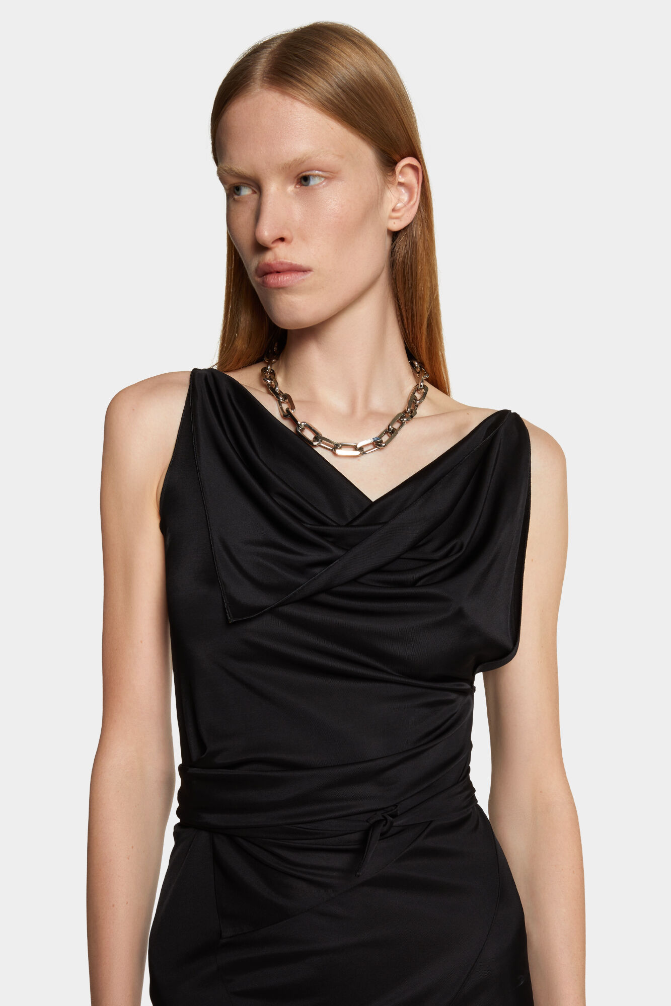 Asymmetrical Jersey Dress