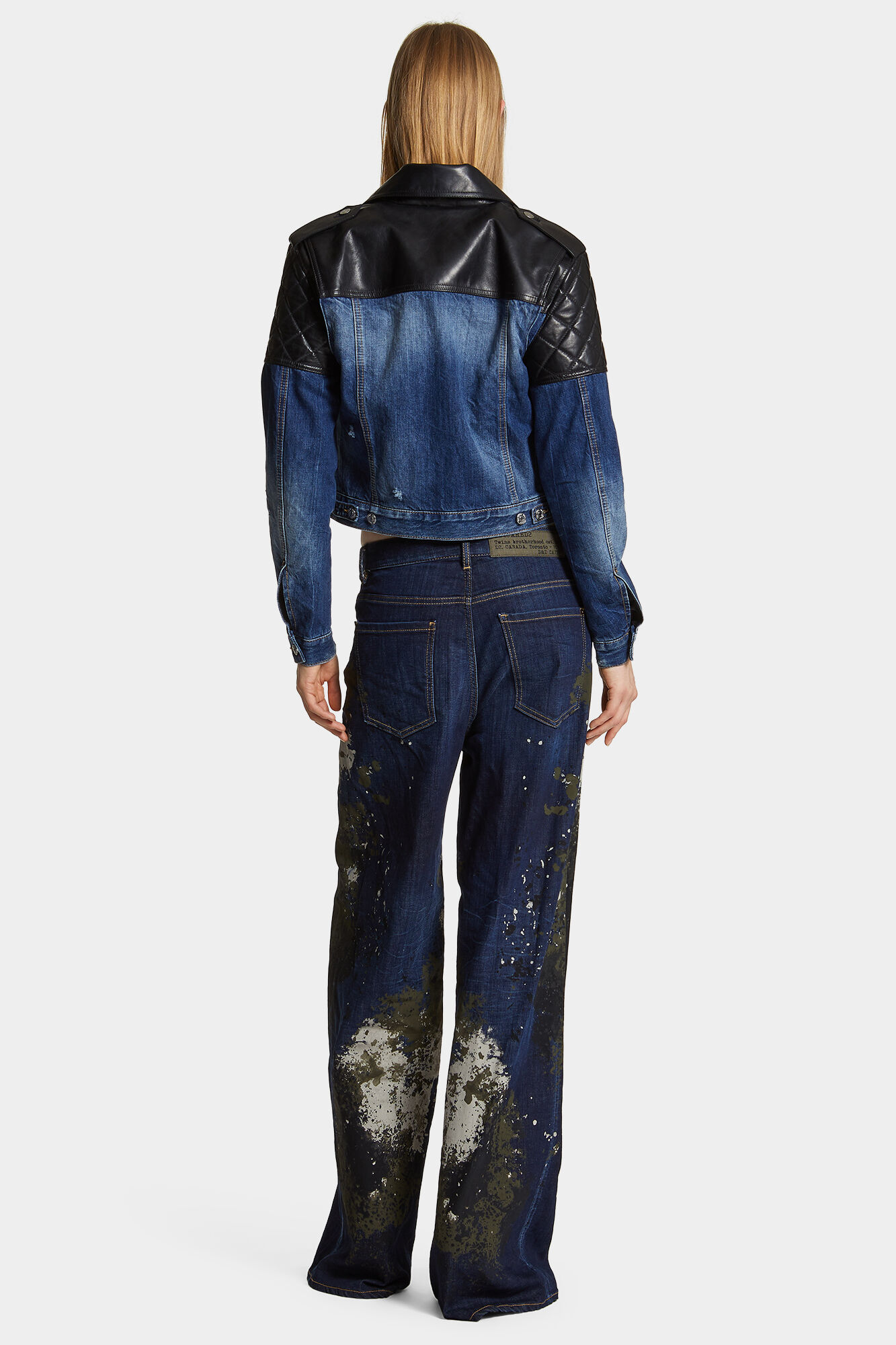 Dark Urban Camo Wash Traveller Jeans