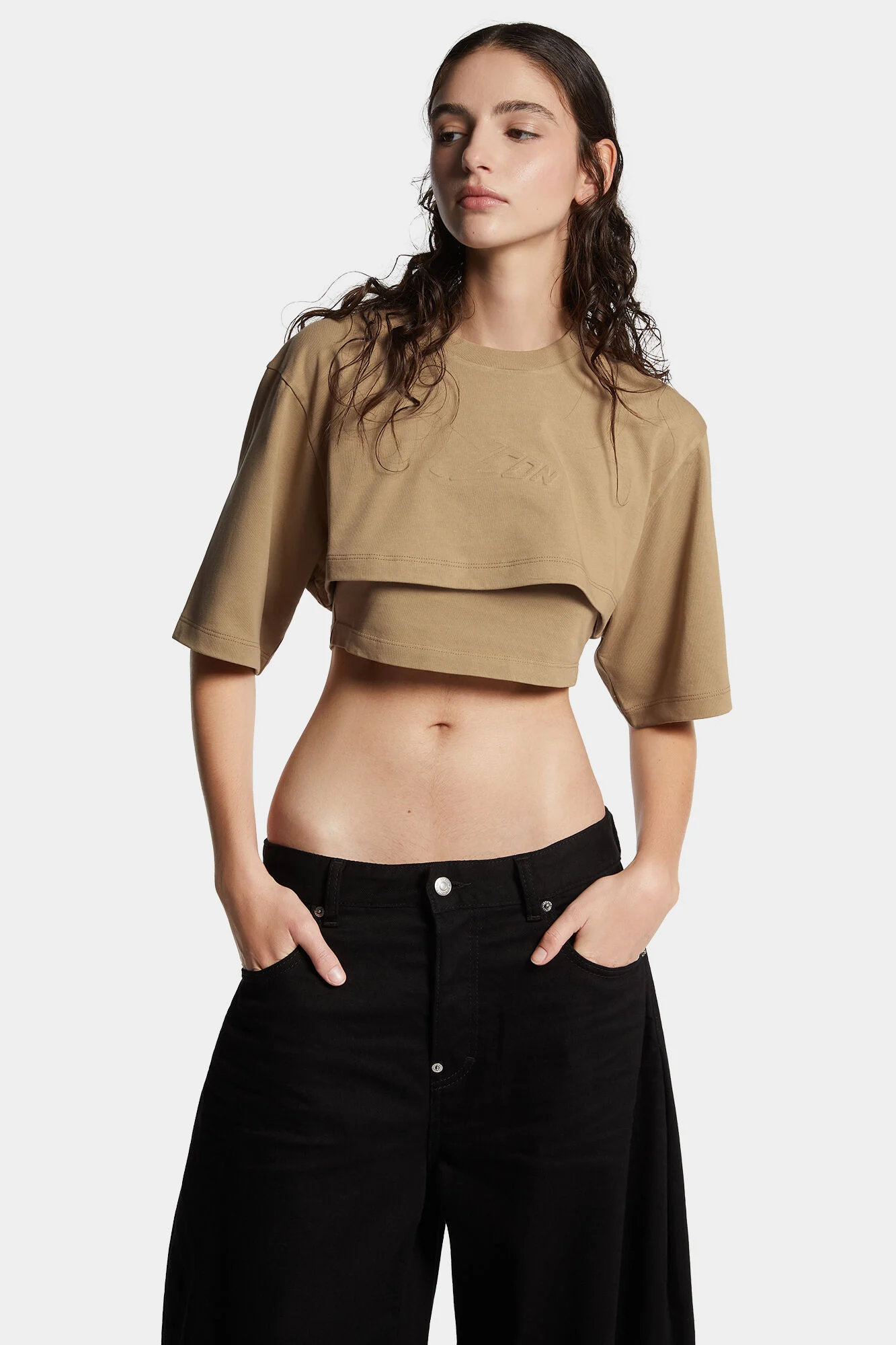 Cropped Loose Fit Icon New Generation T-Shirt