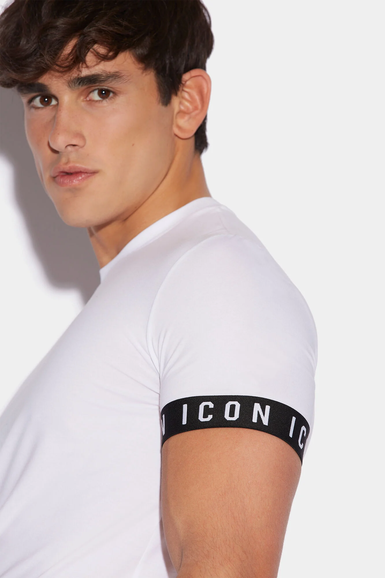 Icon Band Round Neck T-Shirt
