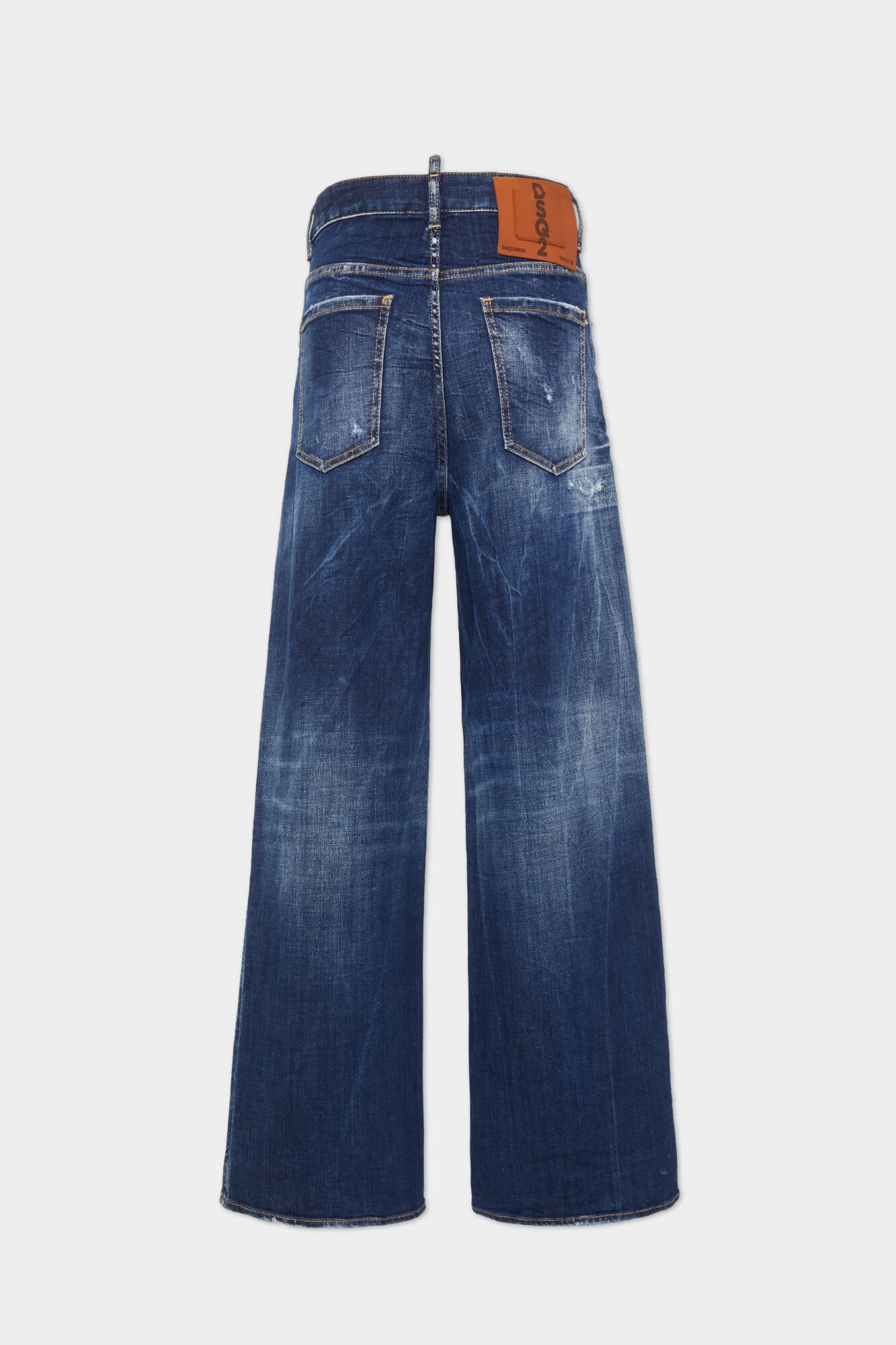 Dark White Line Wash Traveller Jeans