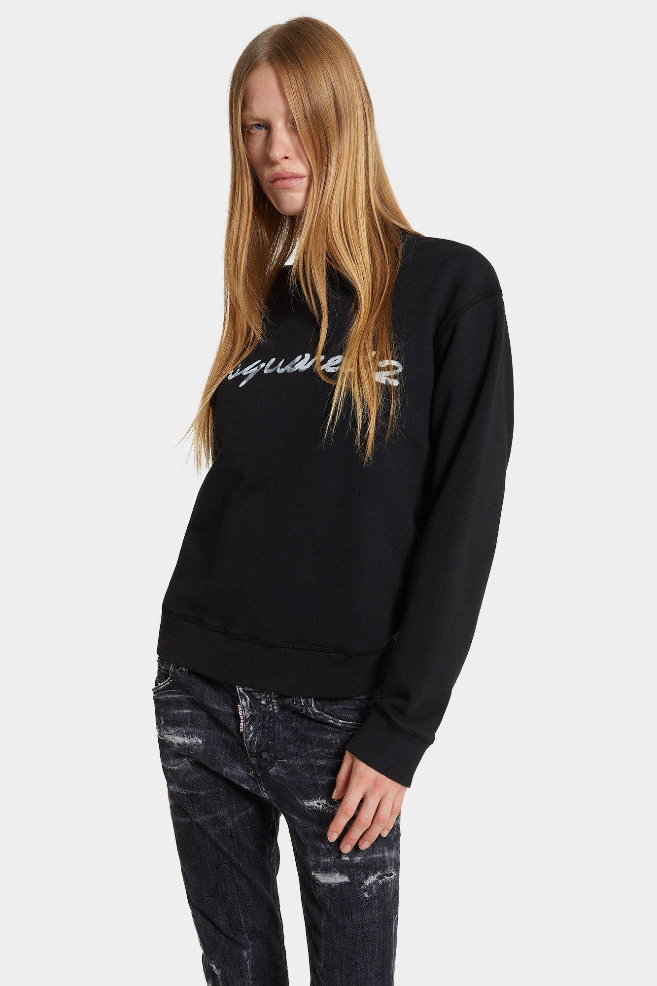 Dyed Just Right Fit Doodle Sweatshirt