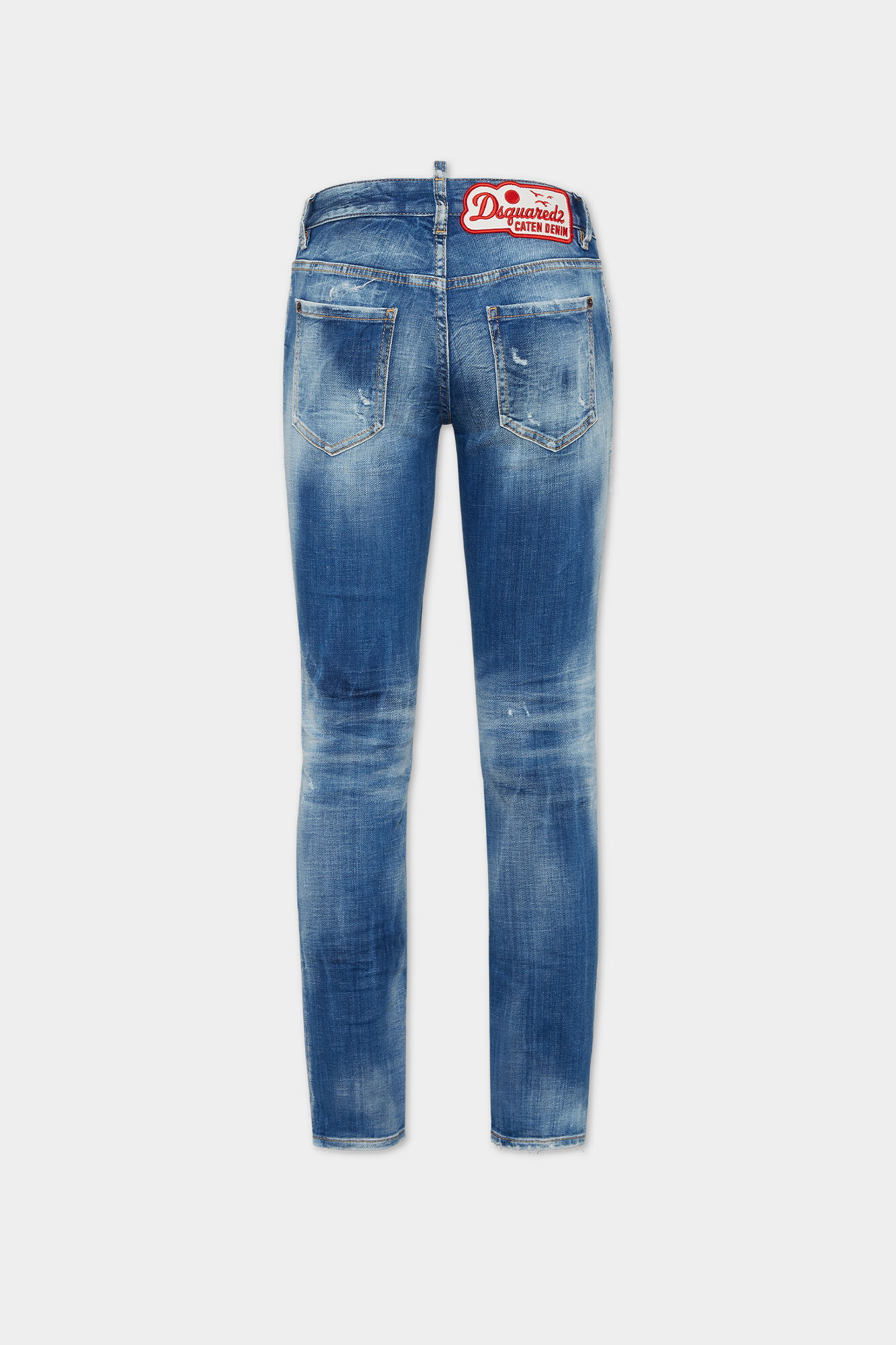 Medium Small Hole Wash Medium Waist Jennifer Jeans