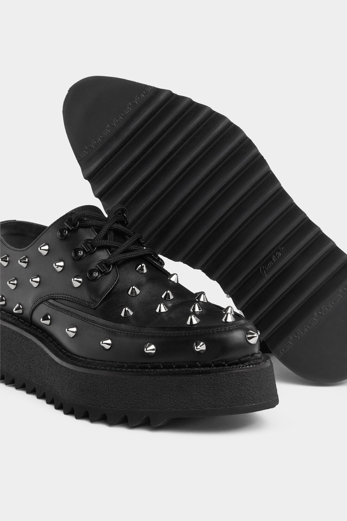 Allover Studs Derby Shoes