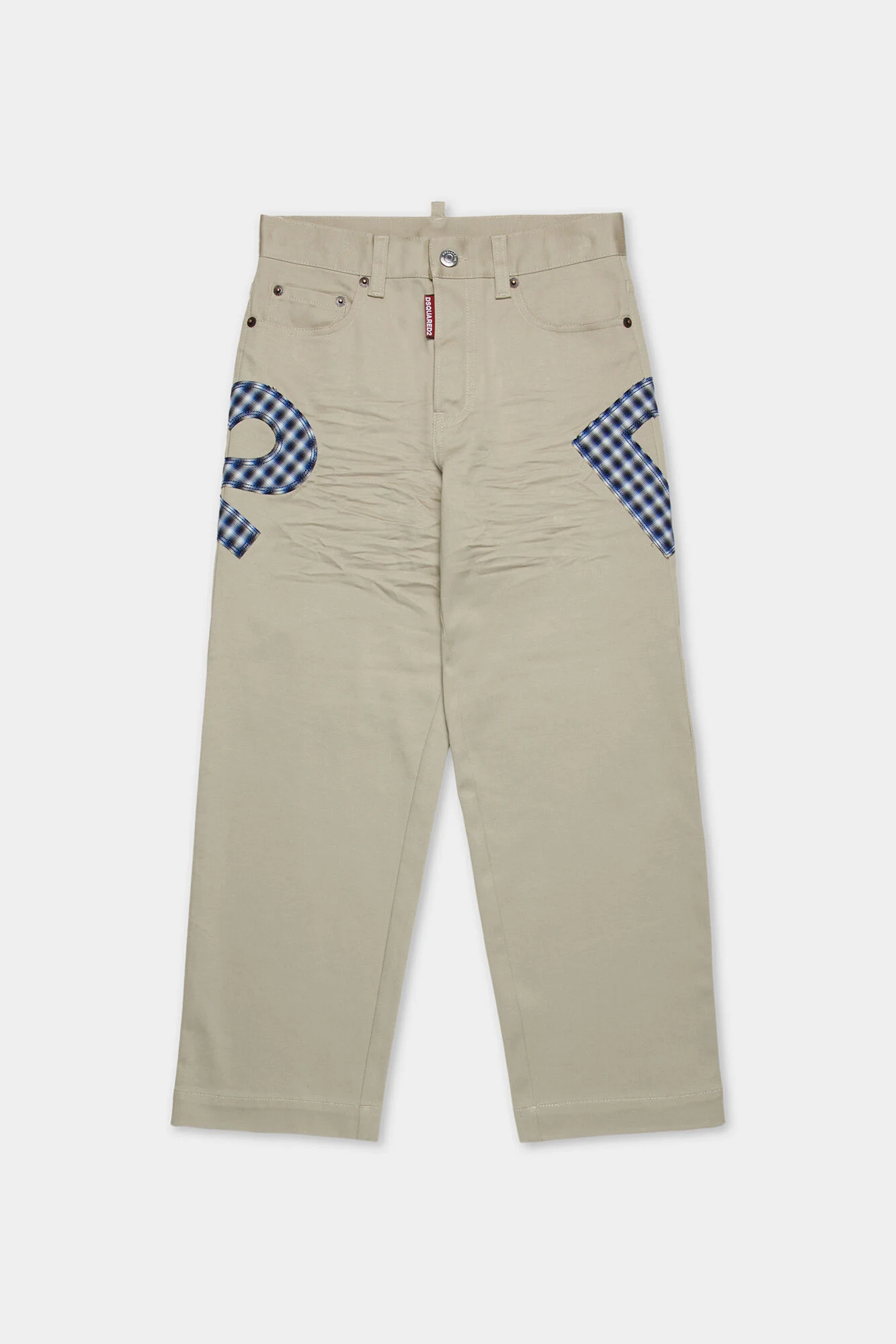 D2Kids Junior Gingham Patch Pants