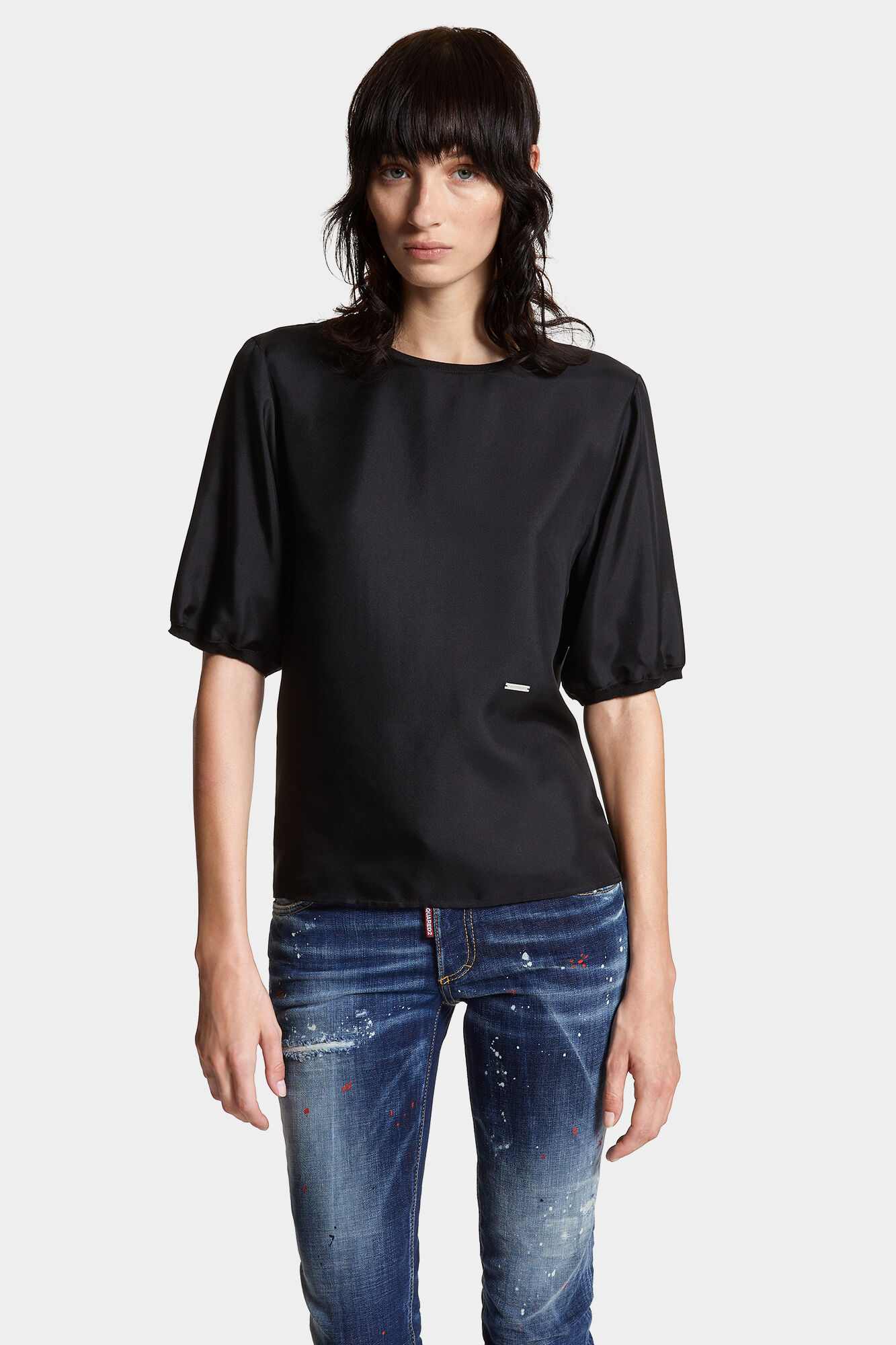 Short Sleeve Silk T-Shirt