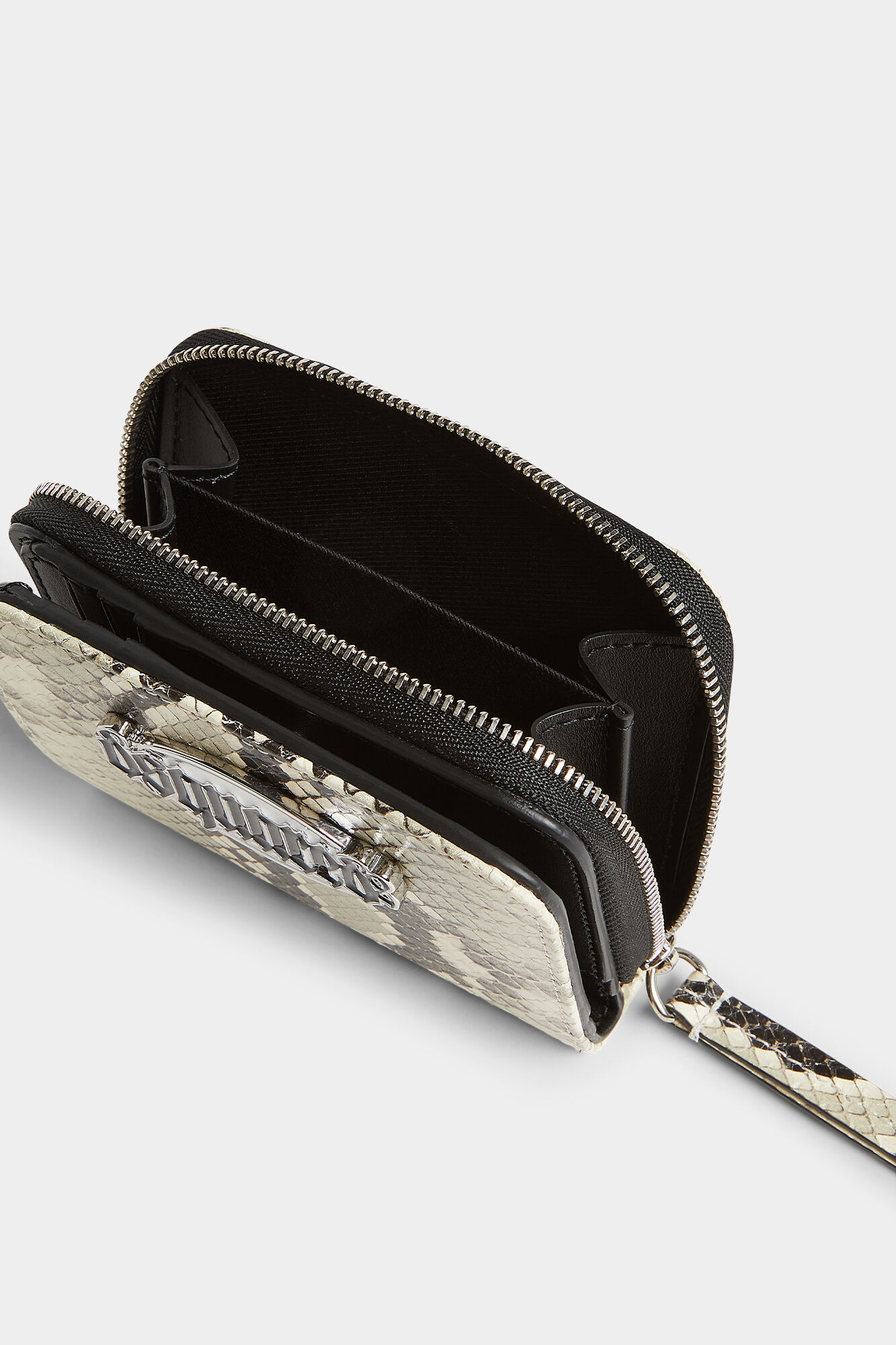 Python Gothic Dsquared2 Leather Zip Wallet