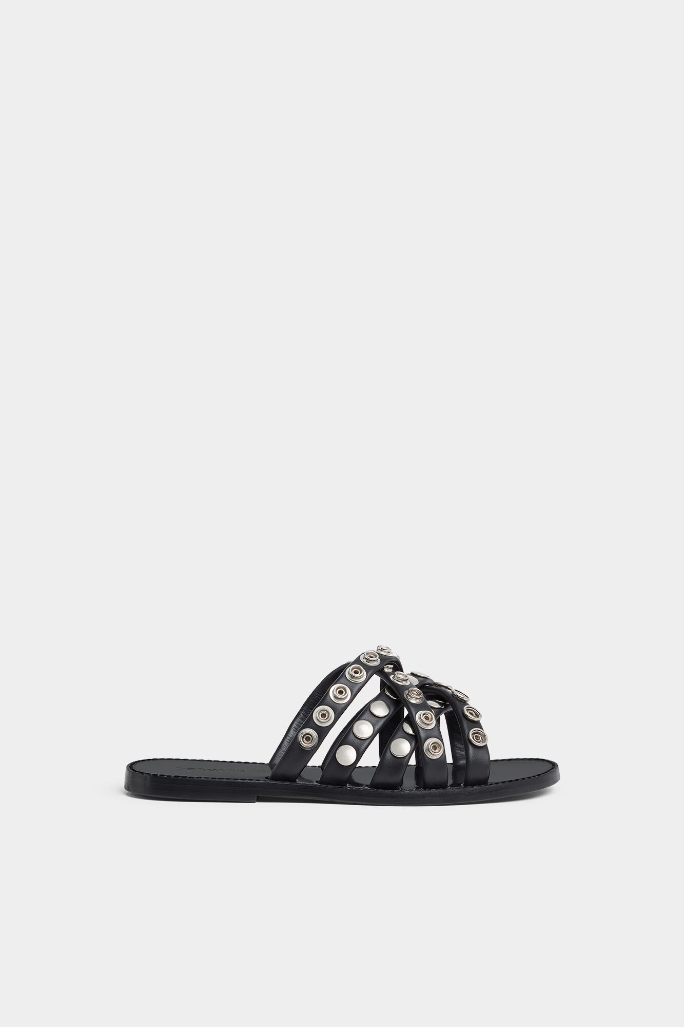 Allover Studs Flat Sandals