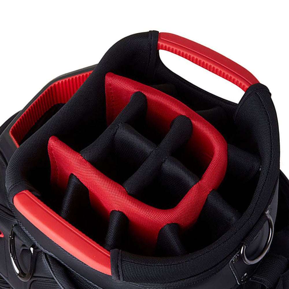 TaylorMade Deluxe Cart Bag – Black/Red