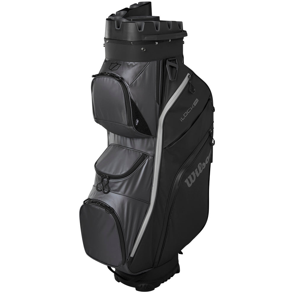 Wilson I-Lock Dry Cart Bag – Black/Grey