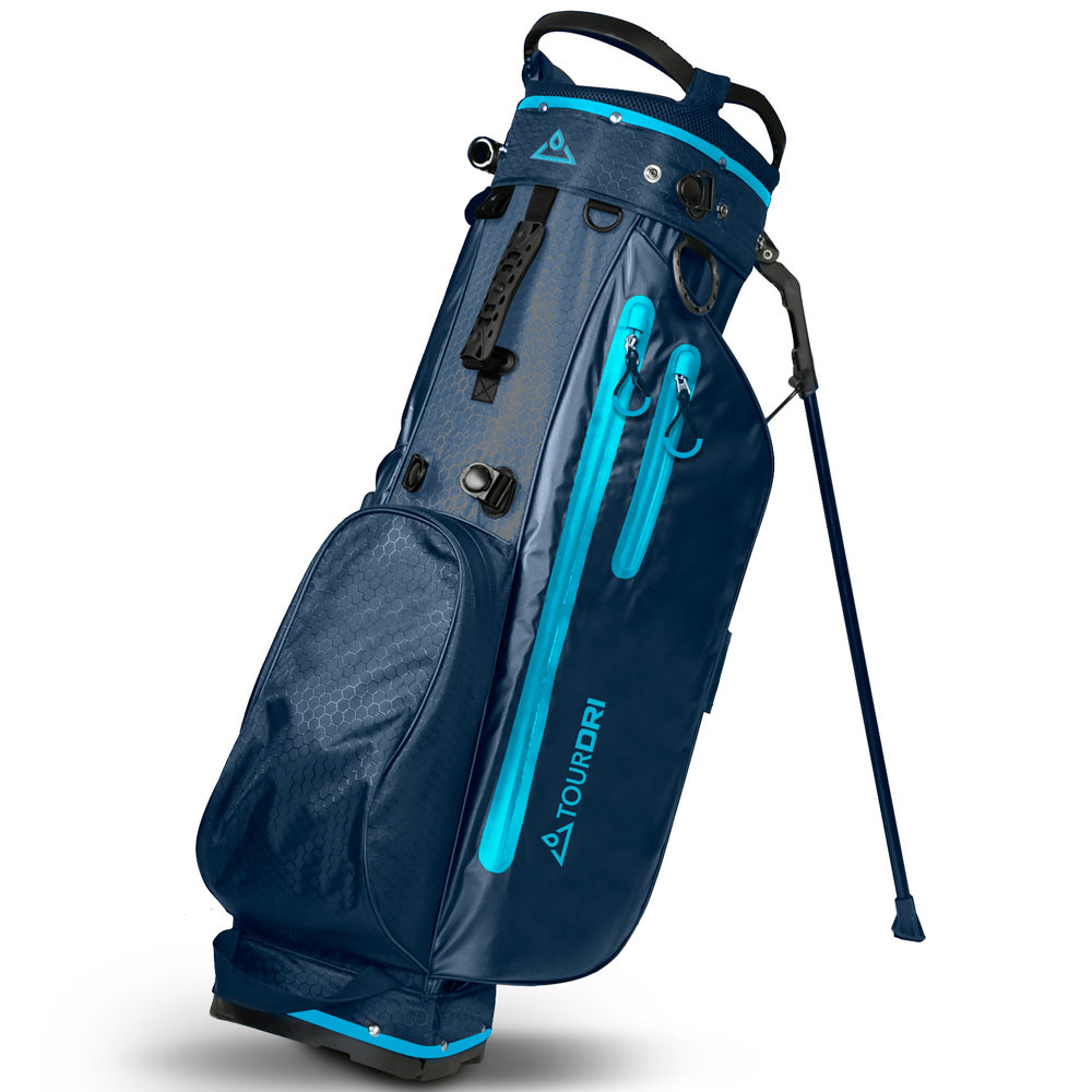 TourDri Waterproof Standbag – Navy/Aqua