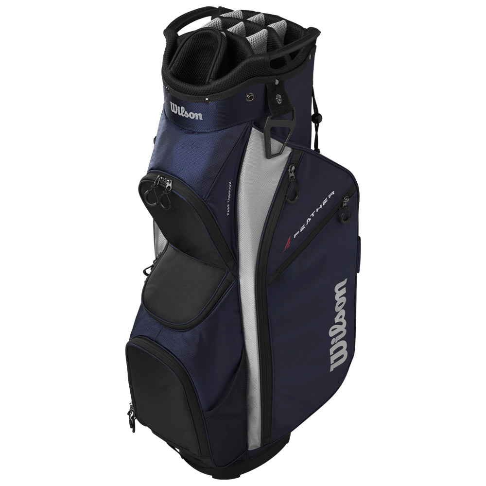 Wilson Feather Cart Bag – Navy/Silver