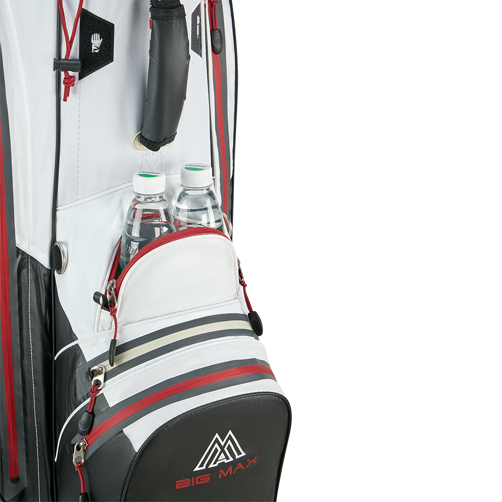 Big Max Aqua Tour 4 Waterproof Cart Bag – White/Black/Merlot