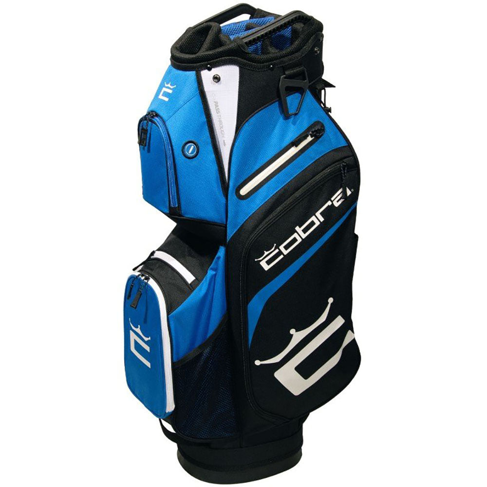 Cobra Signature Cart Bag – Bright White/Puma Black/Electric Blue